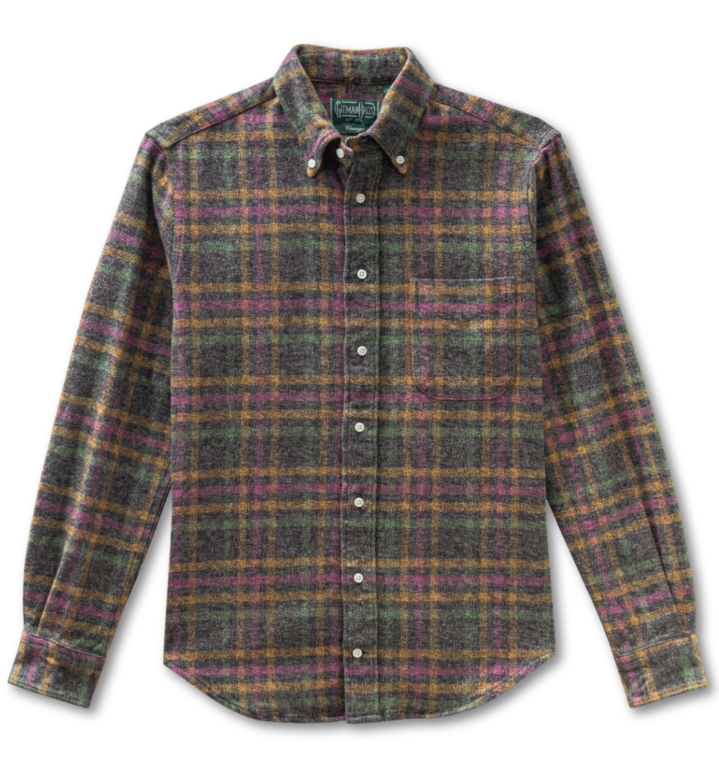 COTTON TWEED CHECK SHIRT