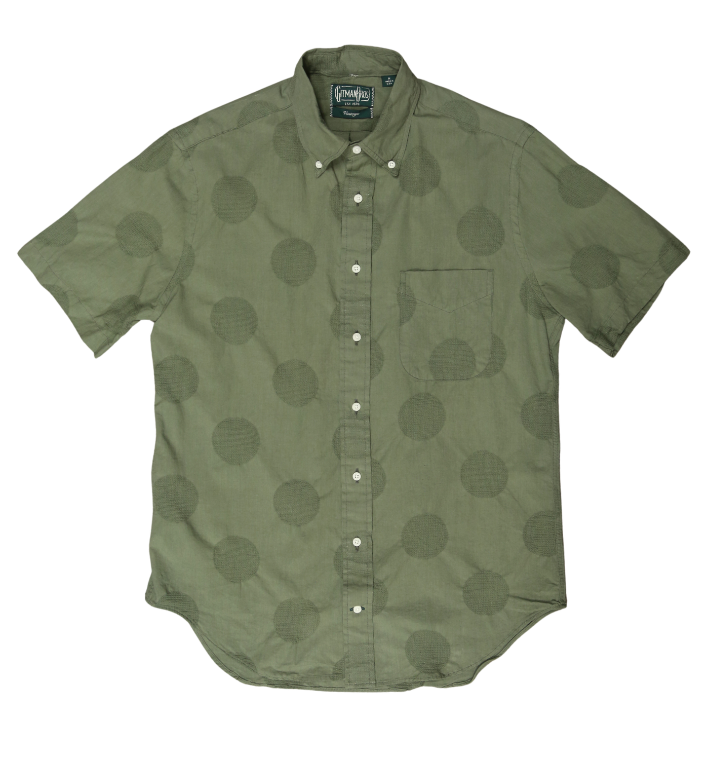 DOBBY DOT SHORT SLEEVE SHIRT