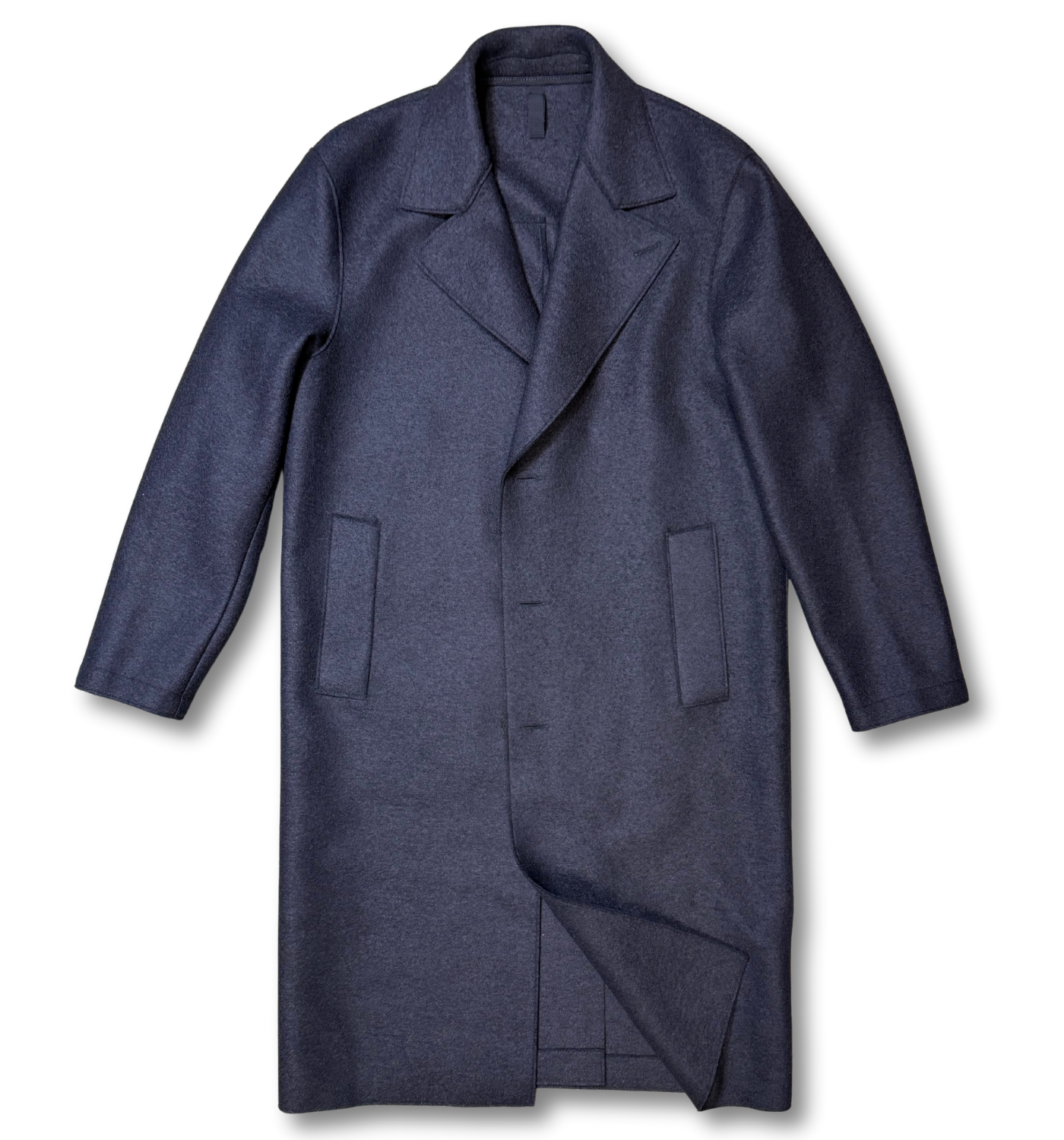 PRESSED WOOL GREAT COAT