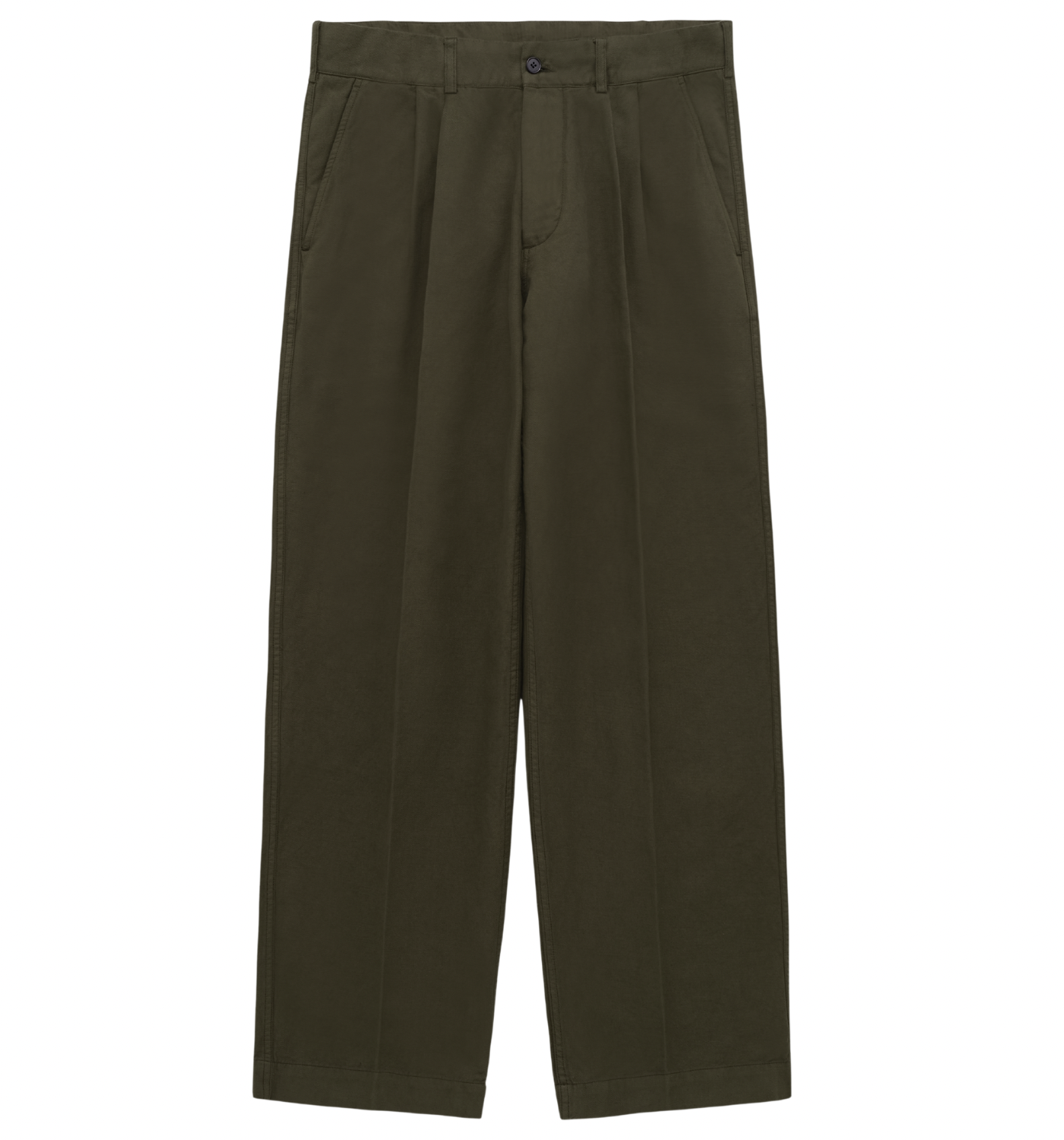 CANAL PLEATED COTTON LINEN PANT