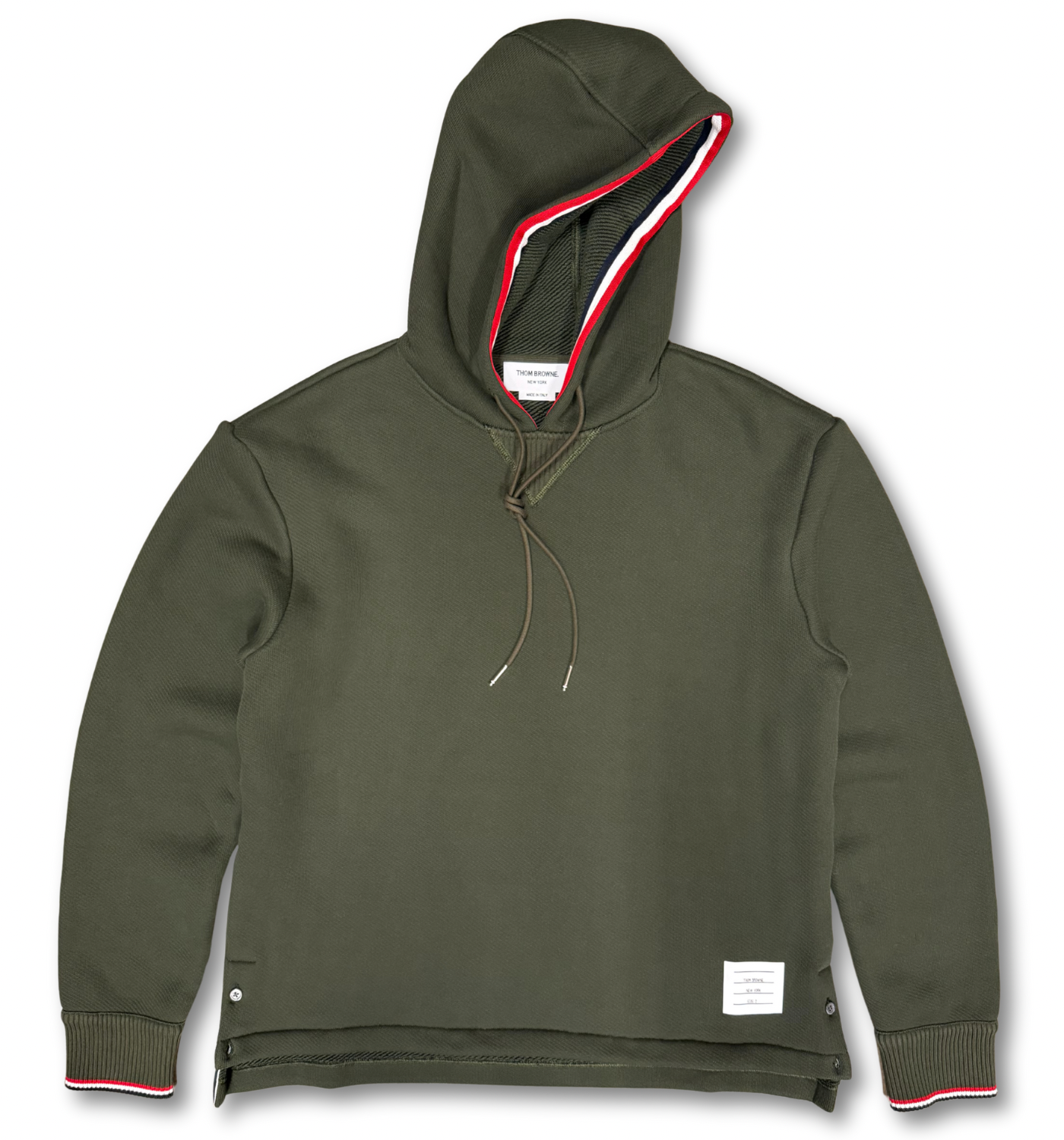 TIPPING STRIPE OVERSIZED HOODIE