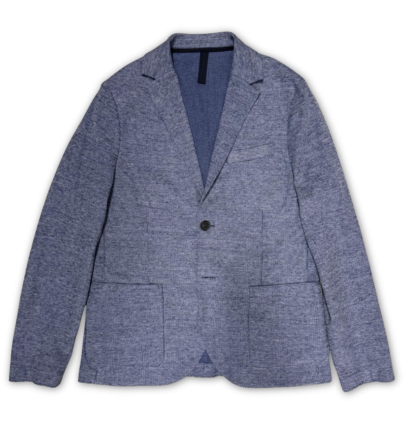 PIQUE COTTON-LINEN BLAZER