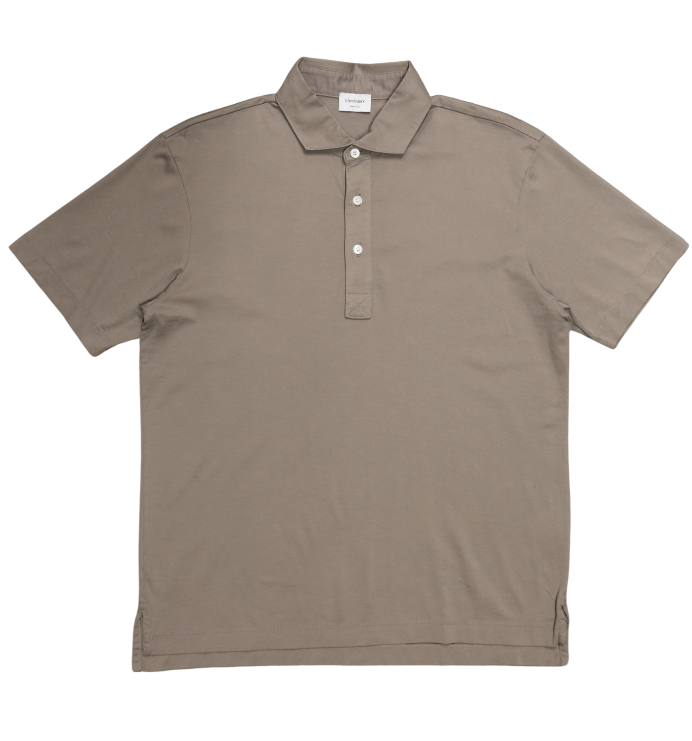 SPREAD COLLAR JERSEY POLO