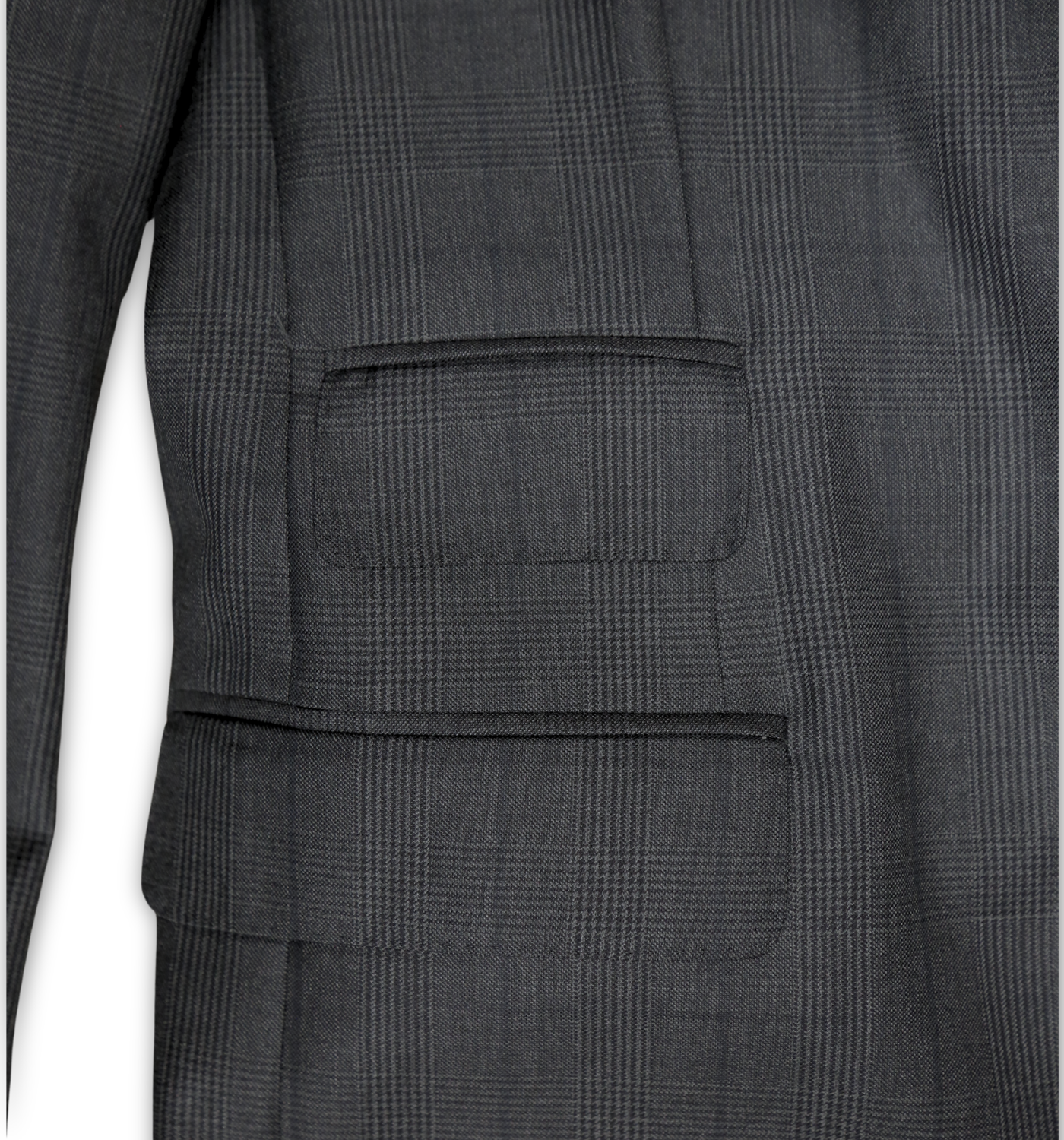 GREY CHECK GLEN PLAID SUIT