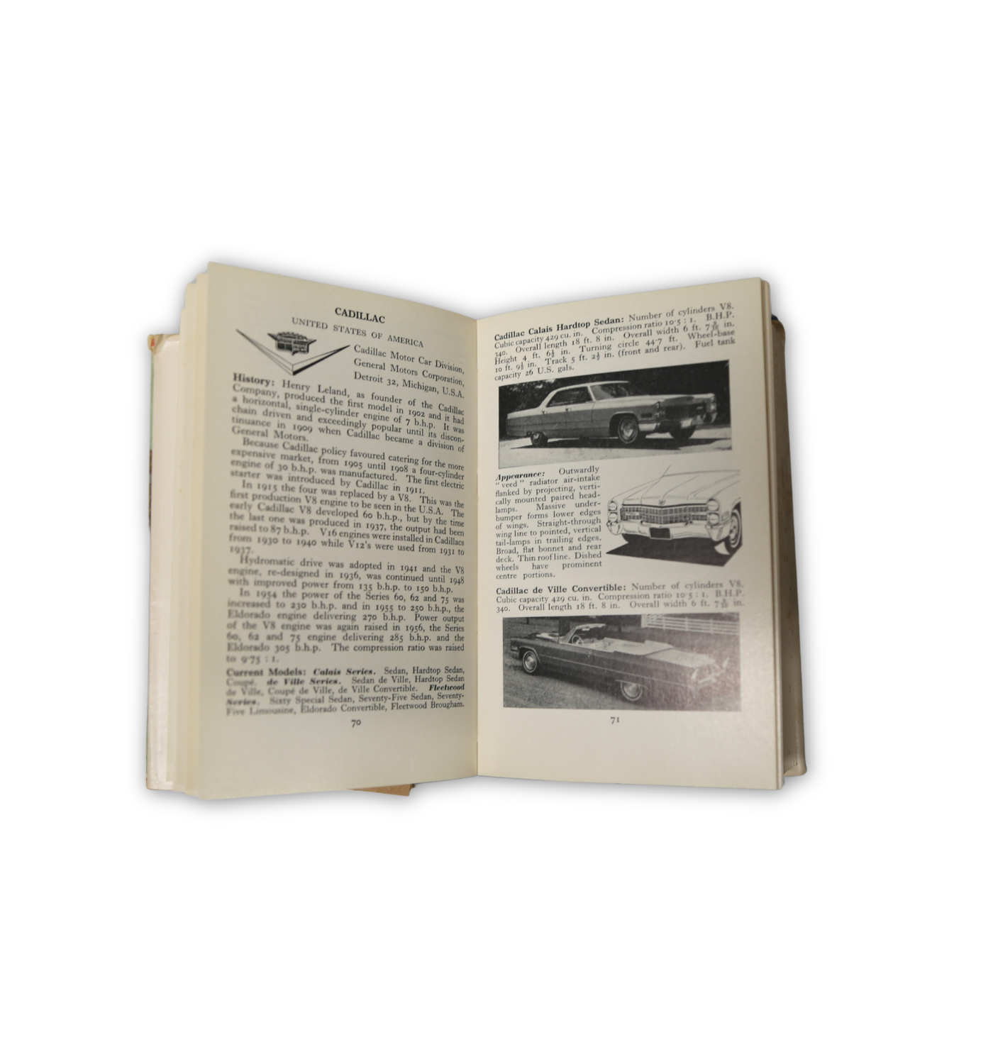 THE OBSERVER’S BOOK OF AUTOMOBILES