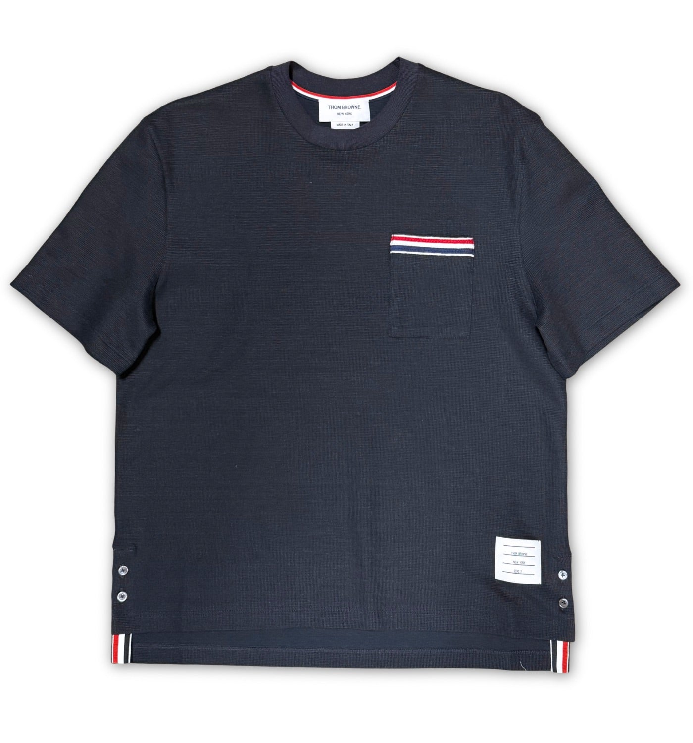 COTTON LINEN TEXTURE T-SHIRT