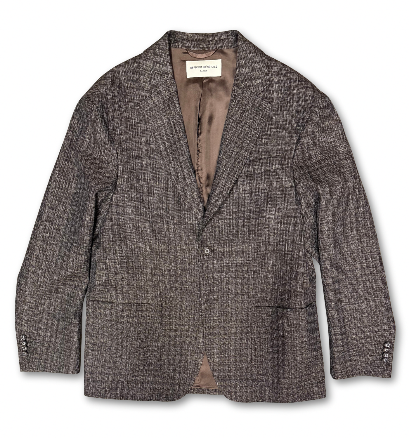 MICHEL FRESCO 3PLY CHECK JACKET