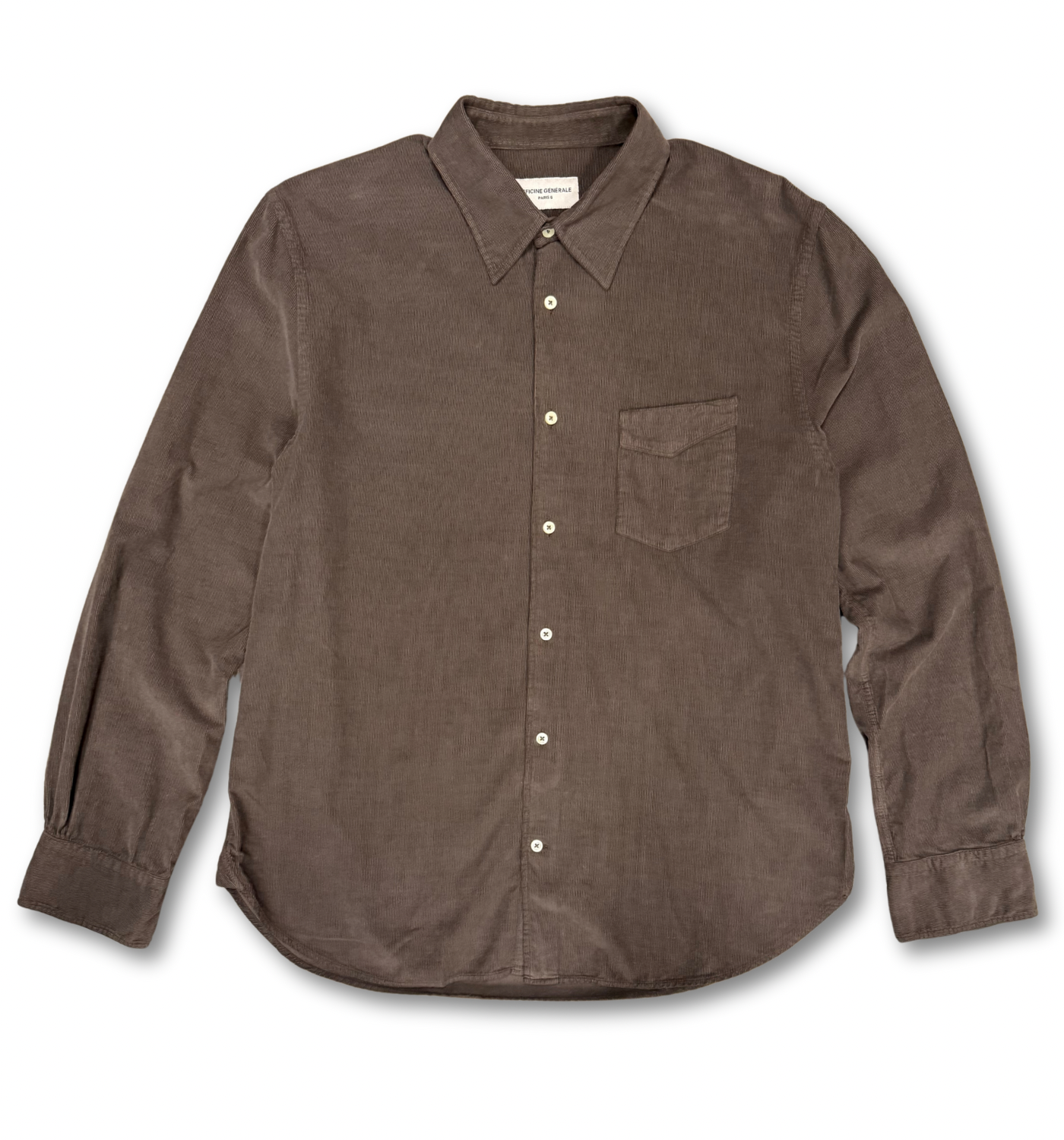 BENOIT COTTON CORDUROY SHIRT