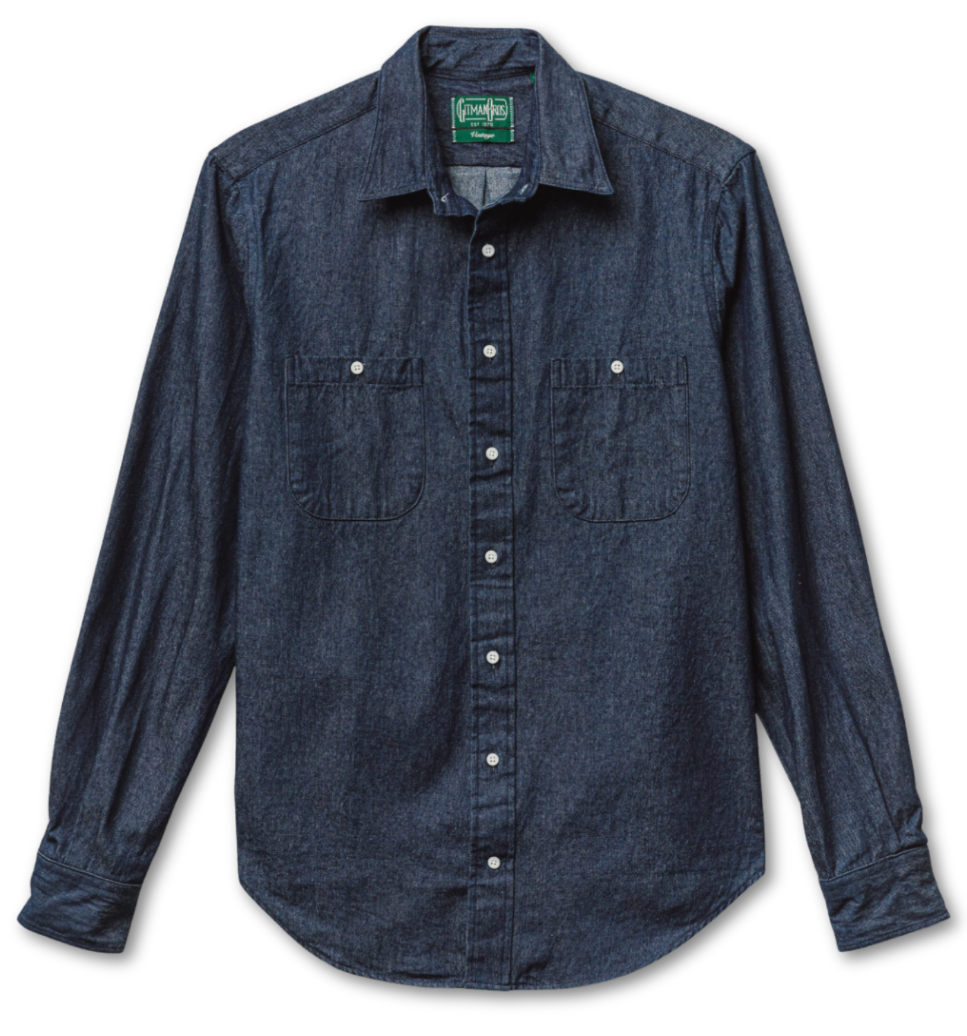 DENIM 2 POCKET WORK SHIRT