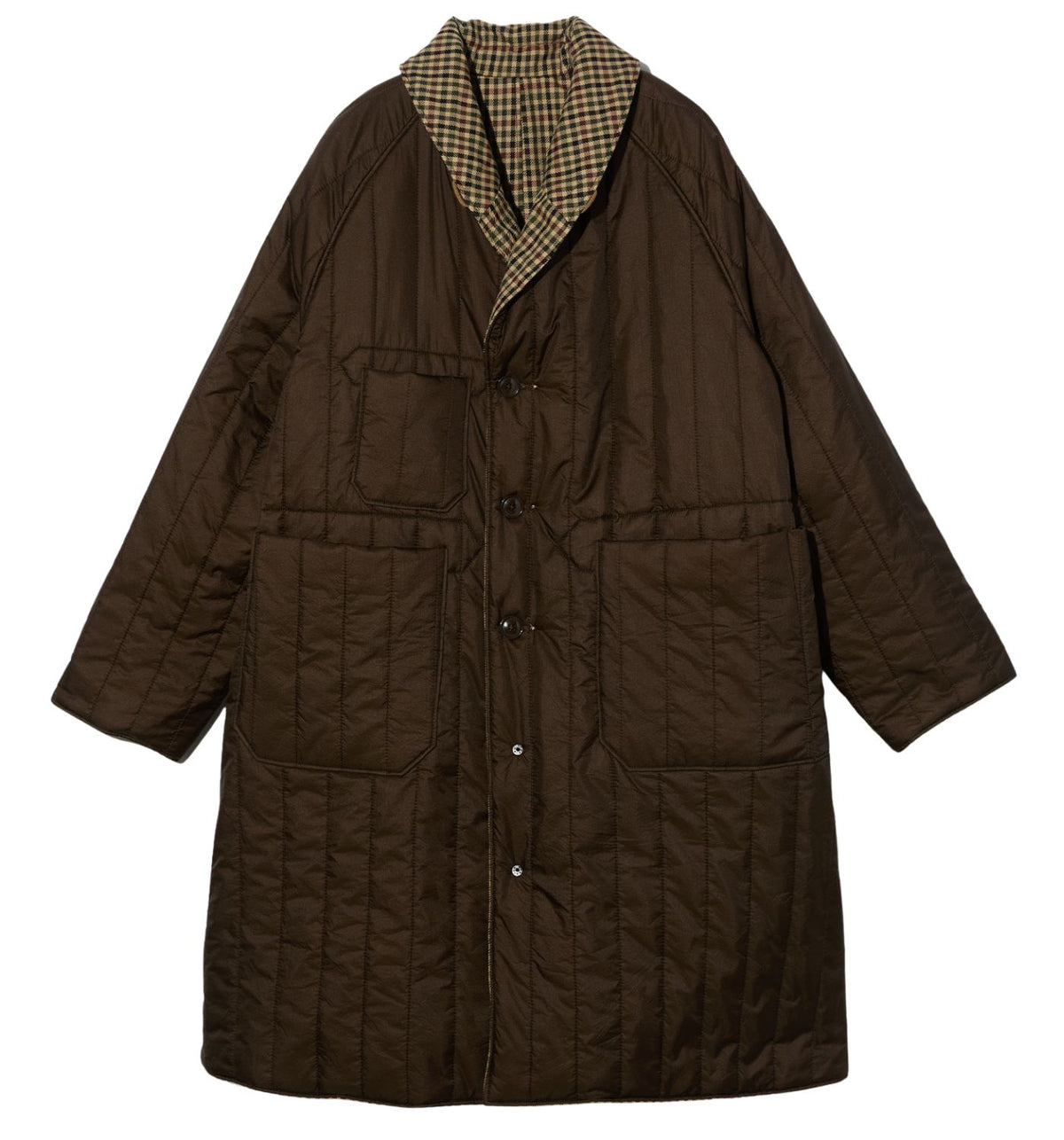 SHAWL REVERSIBLE COAT