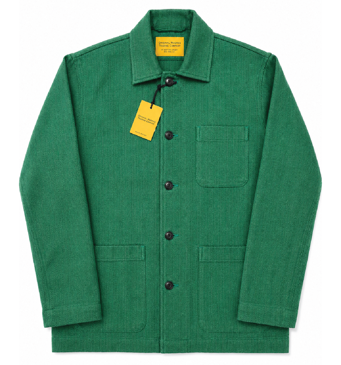 HERRINGBONE SHIRT JACKET