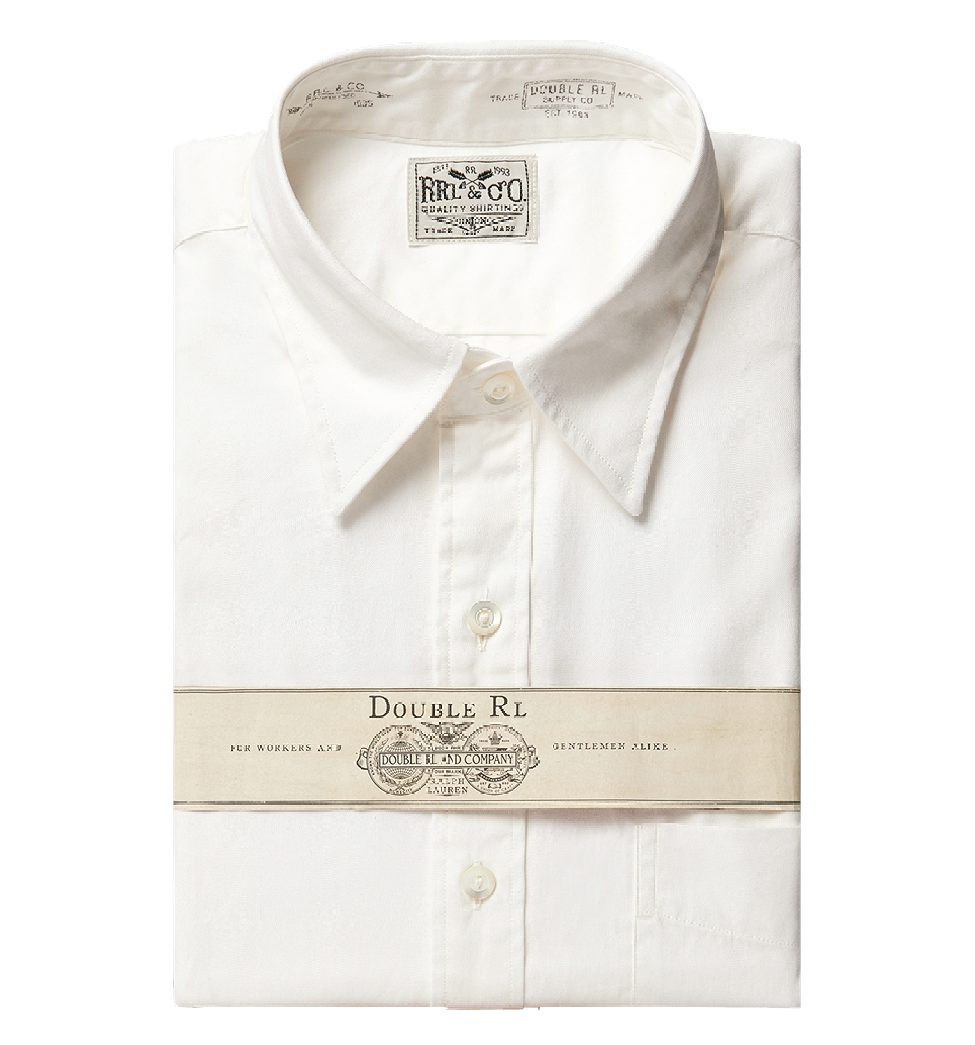 RRL S25 SLIM FIT CO OXFORD DRESS SHIRT