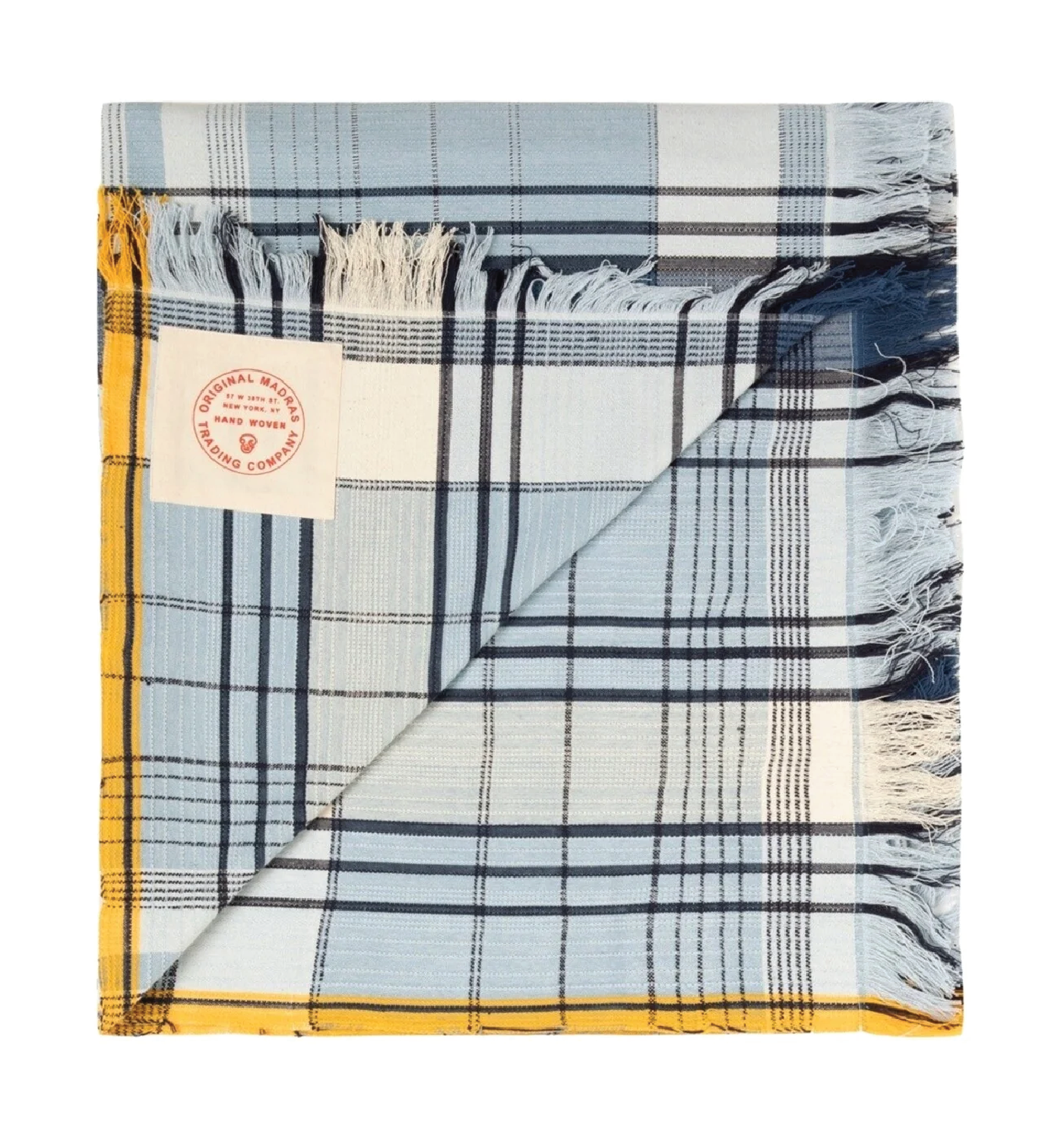 MADRAS RIB BEACH TOWEL