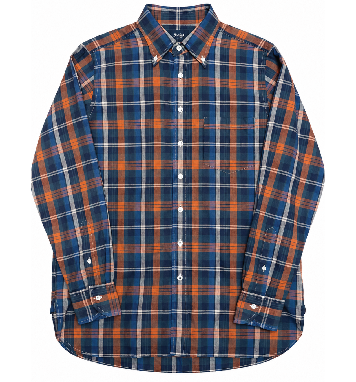 MULTICHECK BUTTON DOWN SHIRT