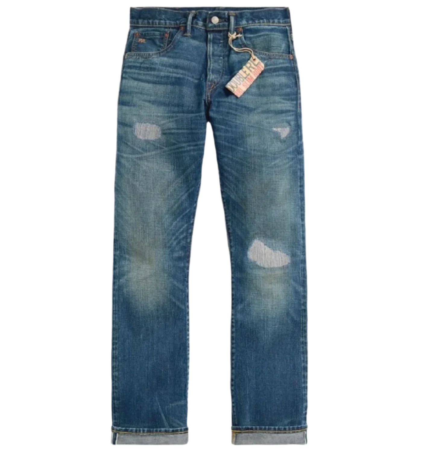 SLIM DISTRESS BOOTCUT JEAN