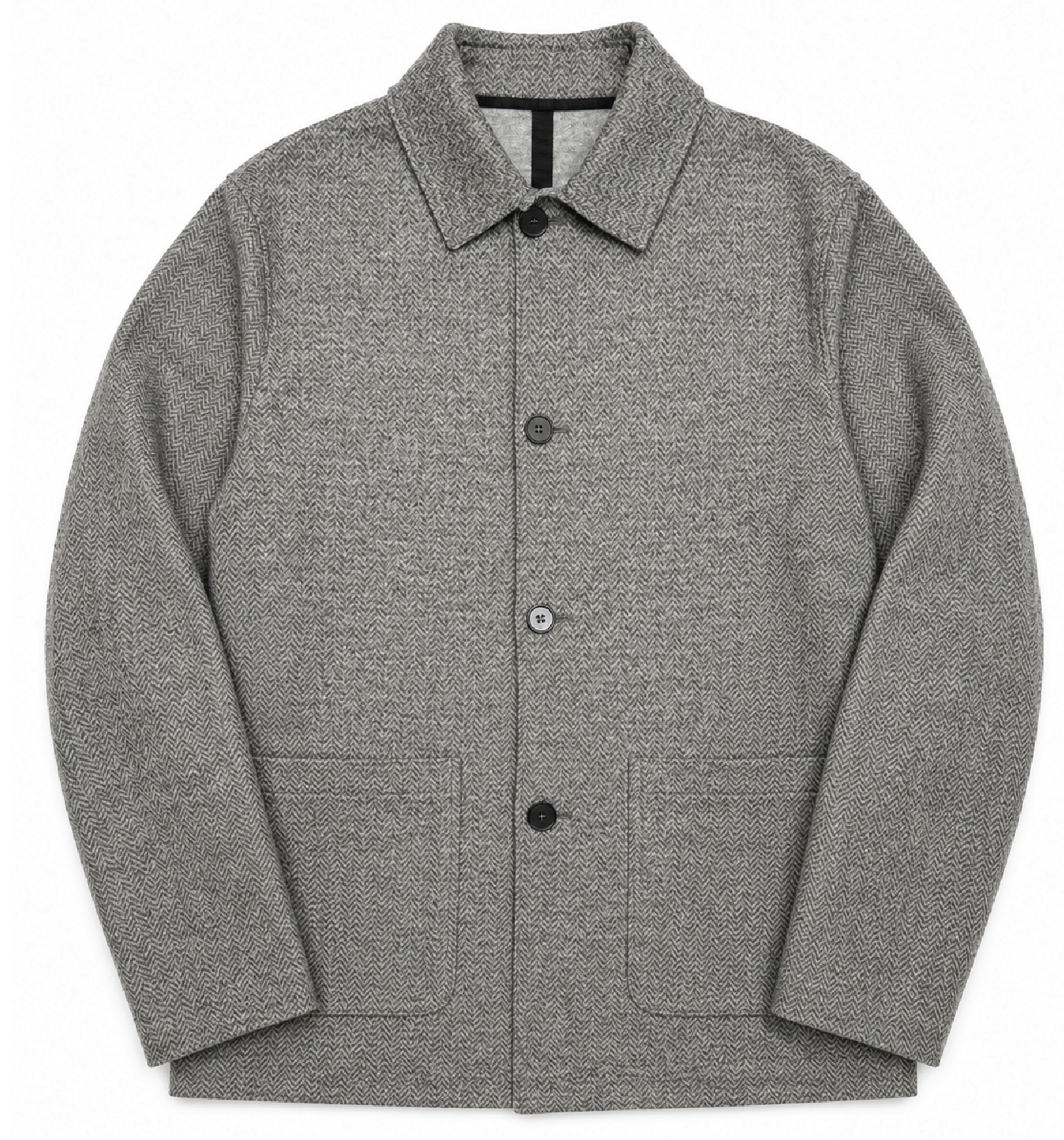 HERRINGBONE UTILITY JACKET