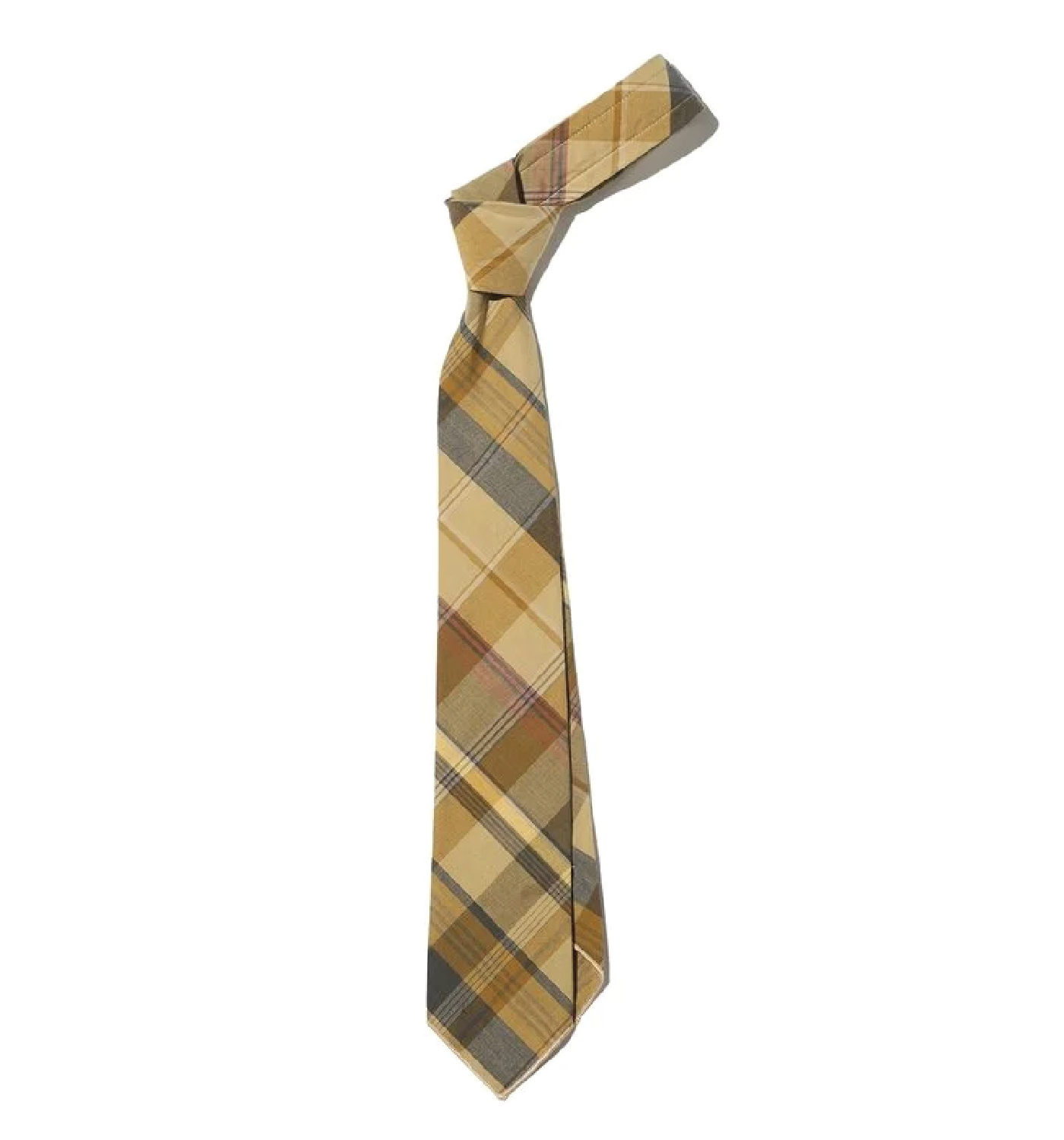 MADRAS PLAID NECK TIE