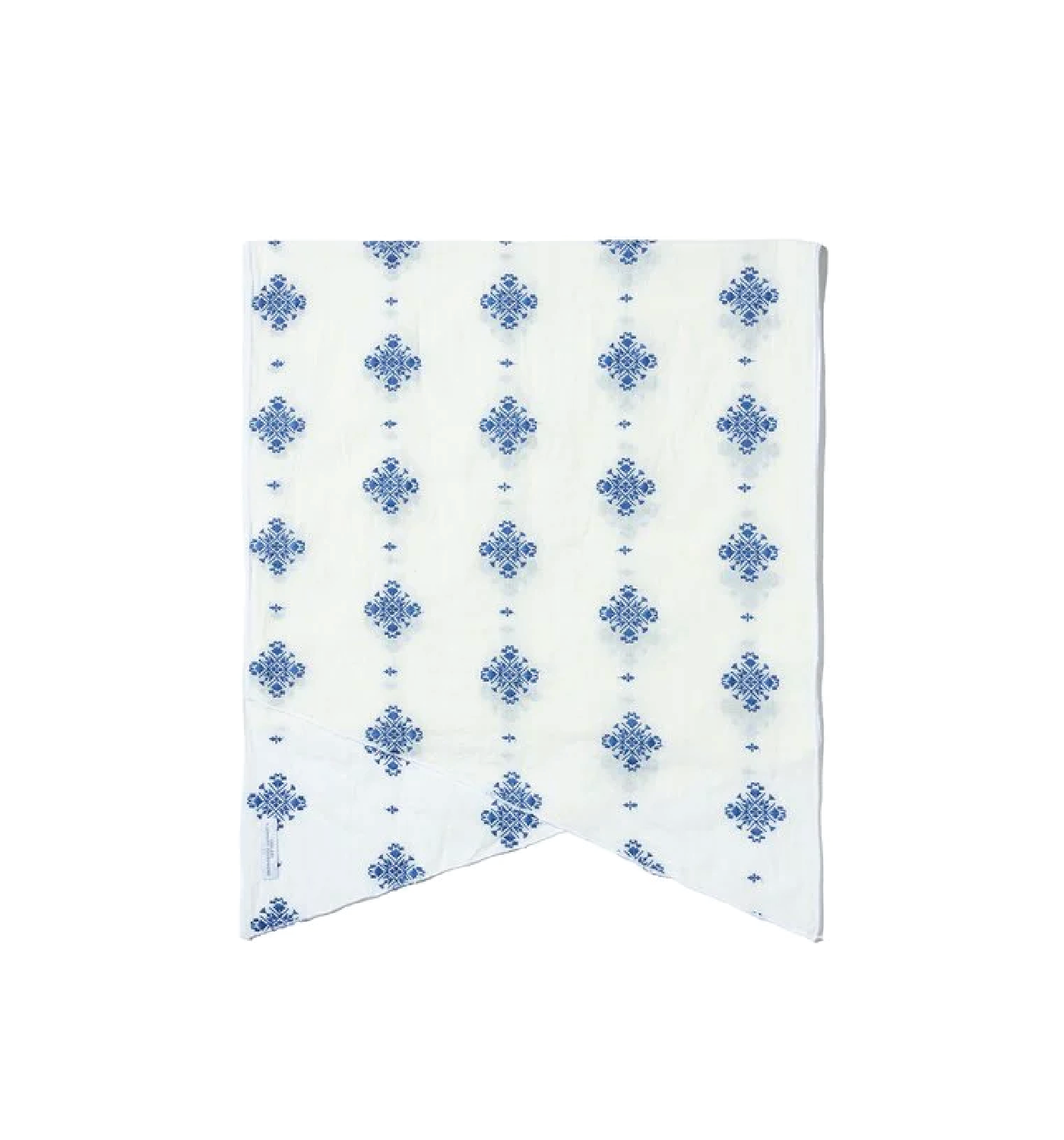 CREST EMBROIDERED LONG SCARF