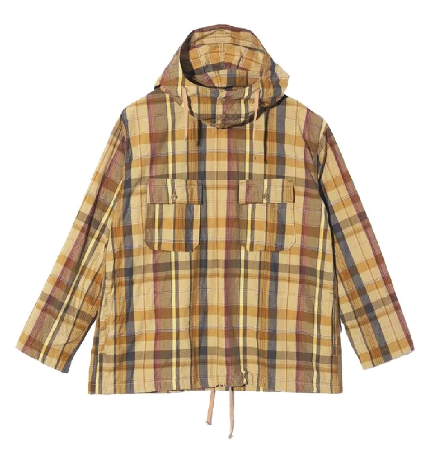 PLAID CAGOULE SHIRT