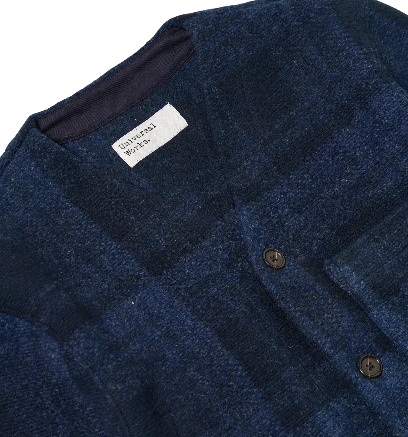 CHECK FLEECE CARDIGAN