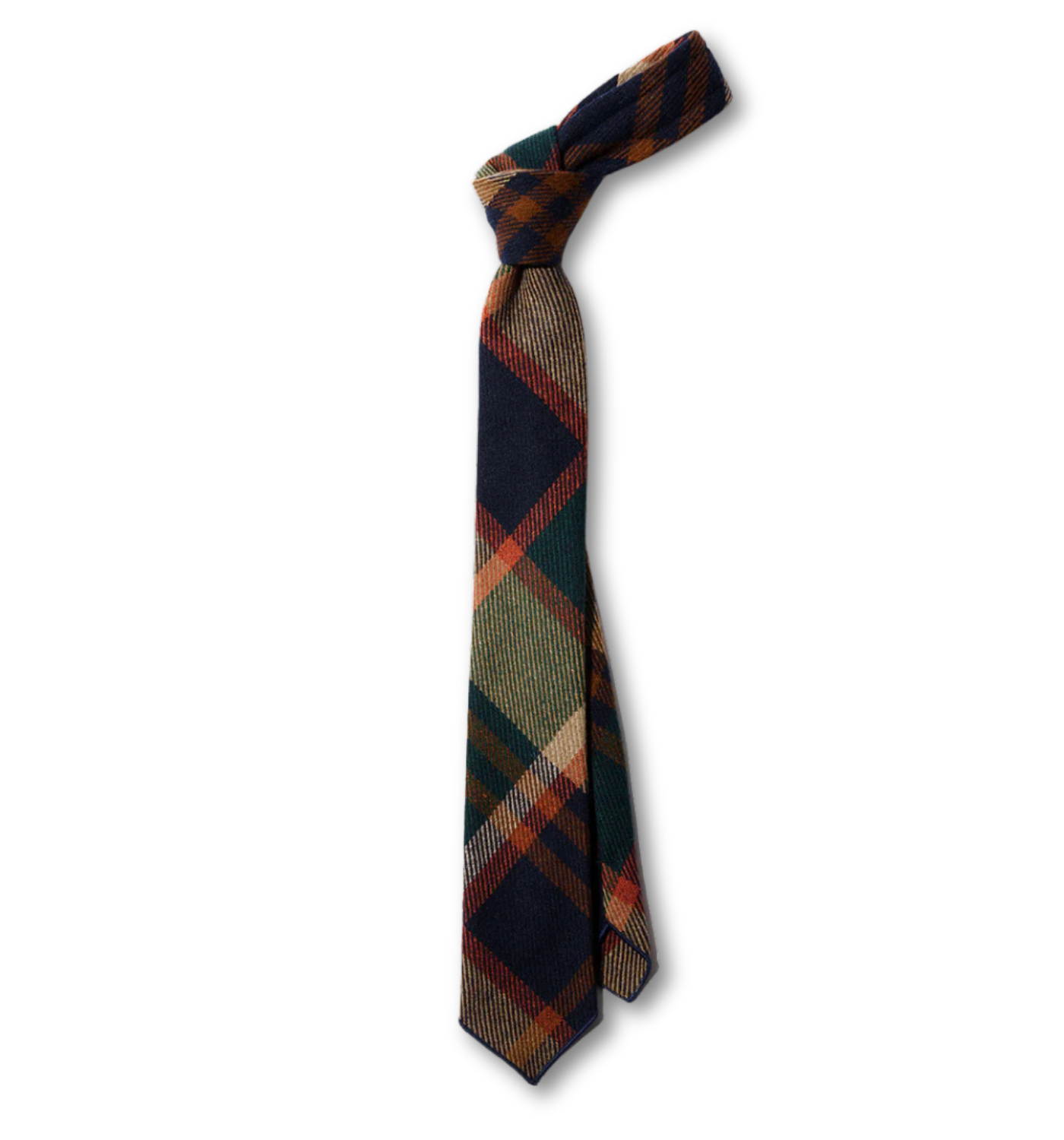 PLAID NECK TIE
