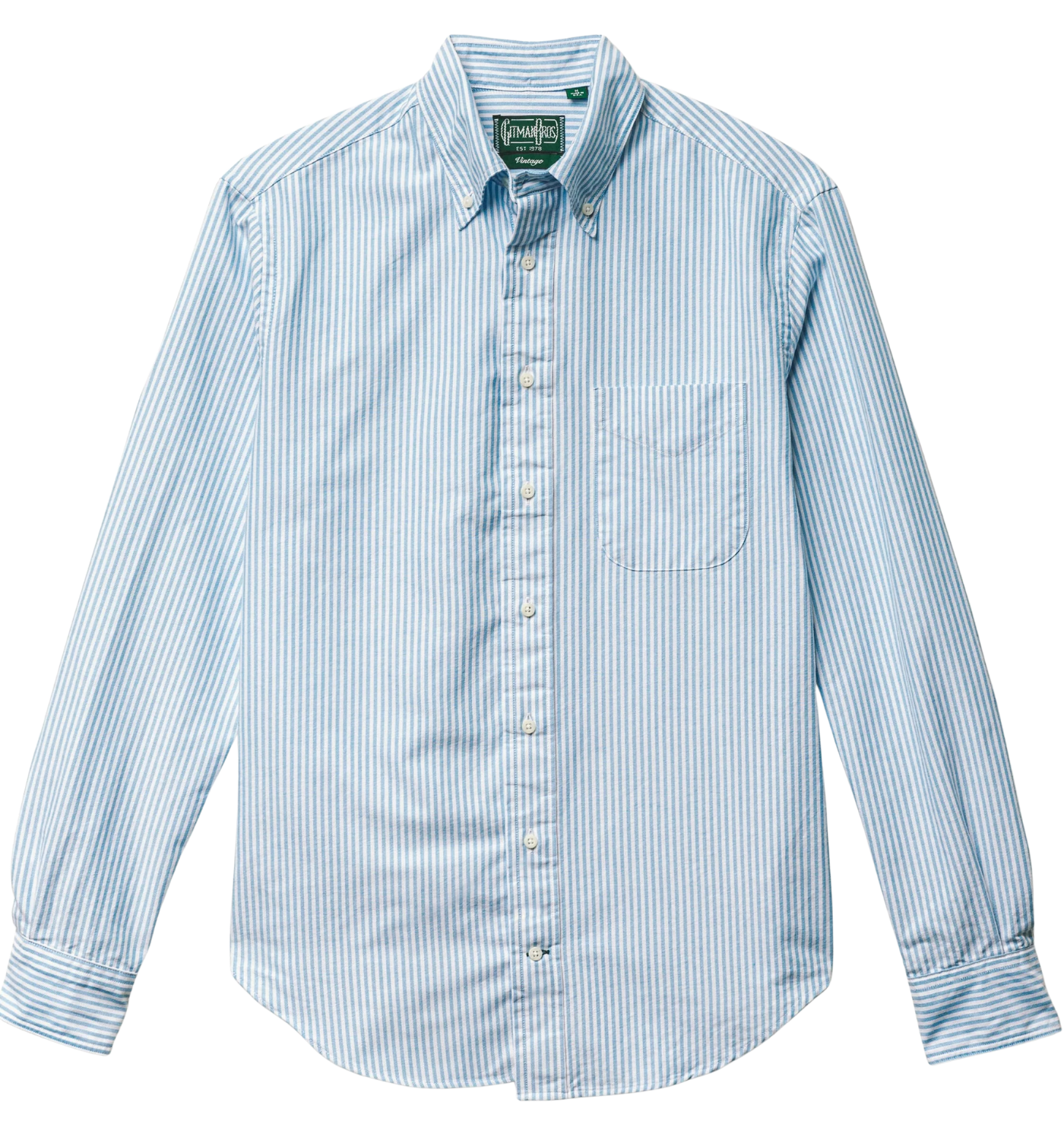 LONG SLEEVE SPRING OXFORD STRIPE SHIRT
