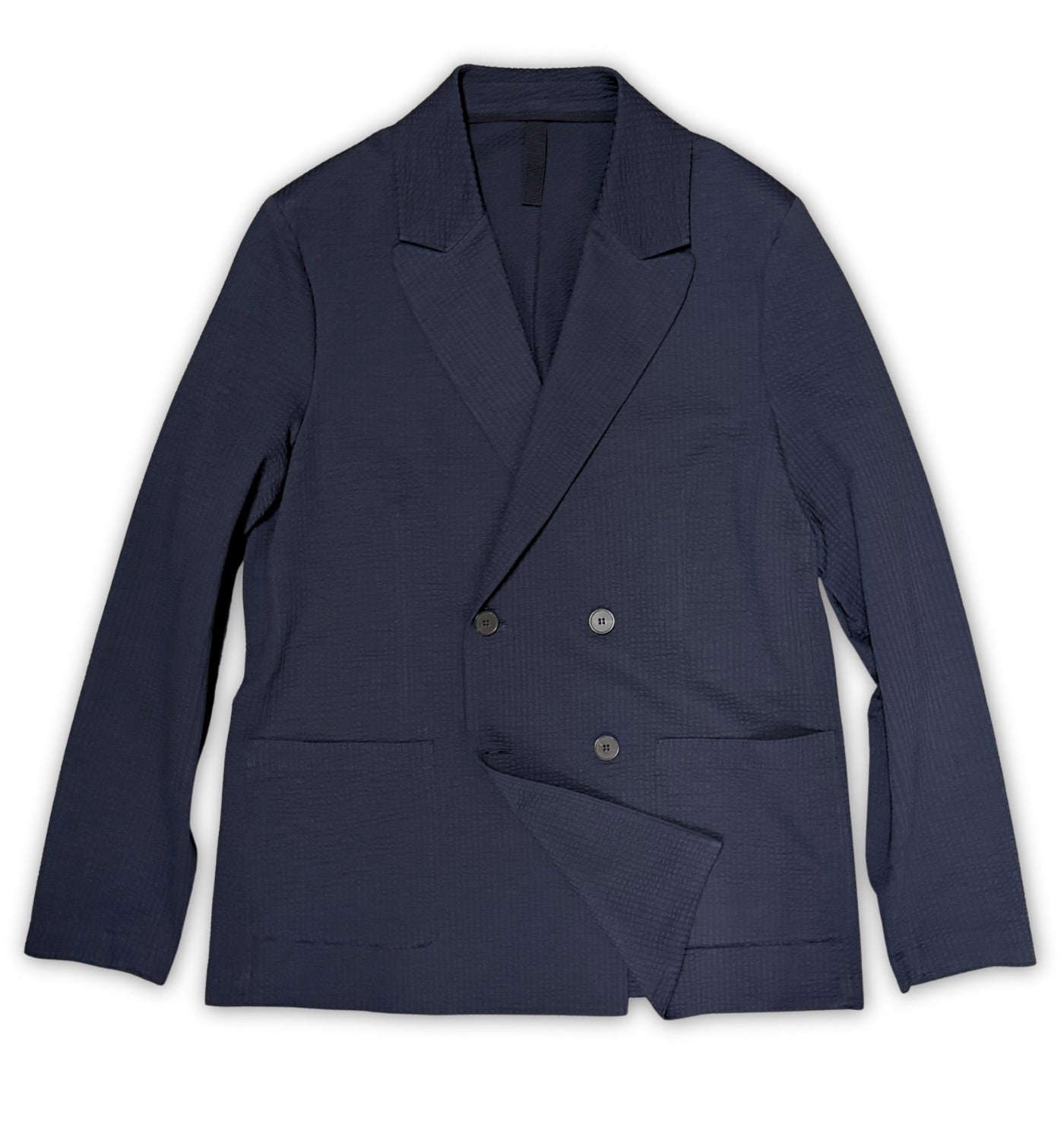 COOLMAX SEERSUCKER DOUBLE BREASTED BLAZER