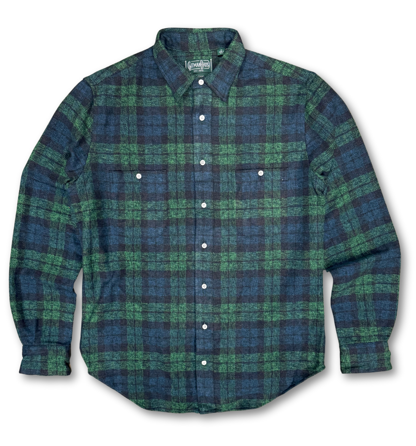 新品 READYMADE 23AW CHECK TWEED SHIRT Red & Blue Check Oversized