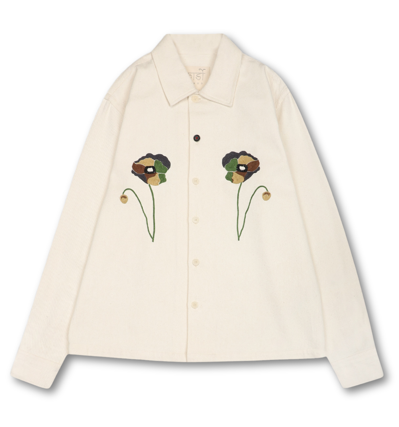 MARTIN FLOWER EMBROIDERED SHIRT