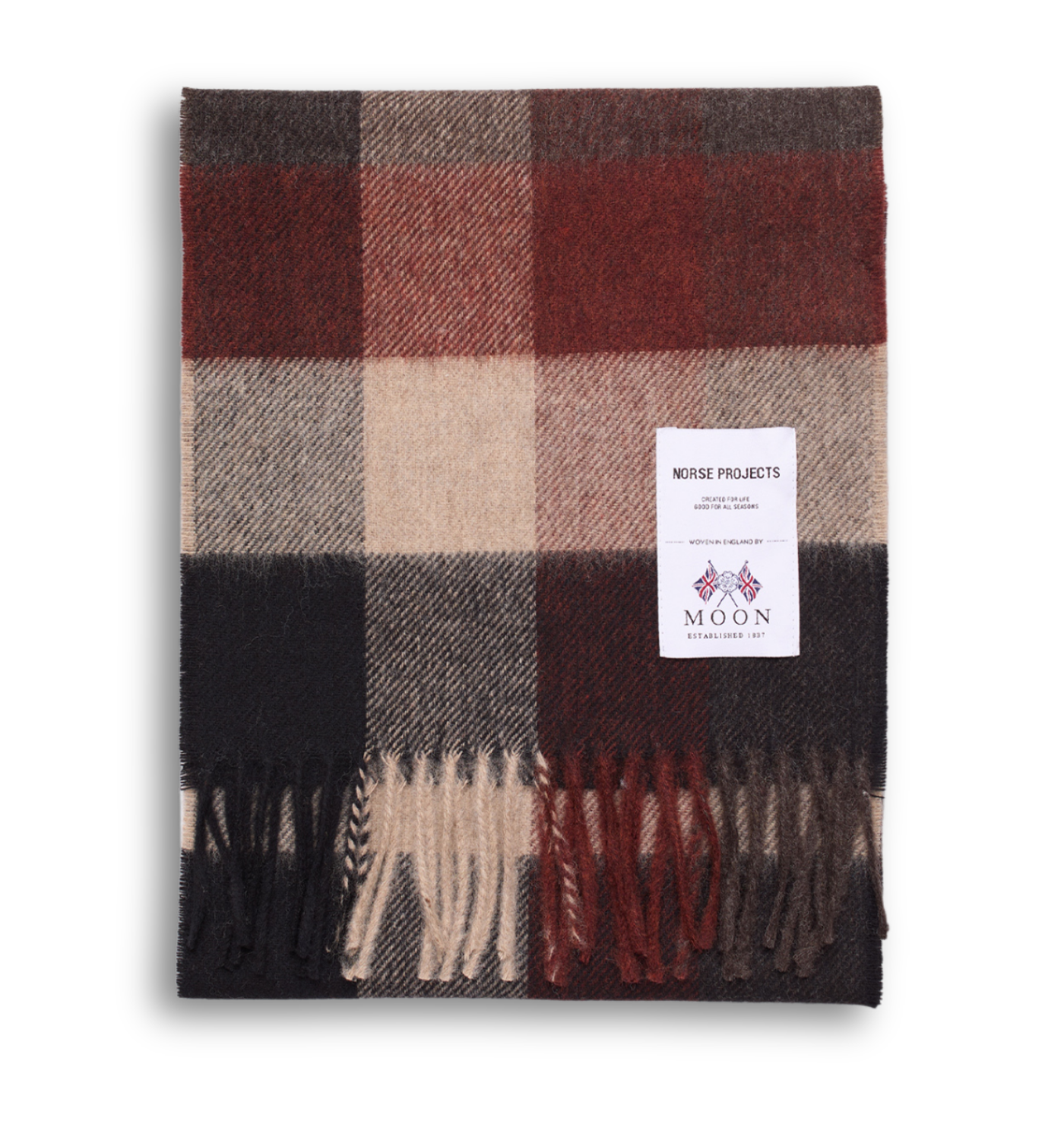 MERINO LAMBSWOOL CHECK SCARF