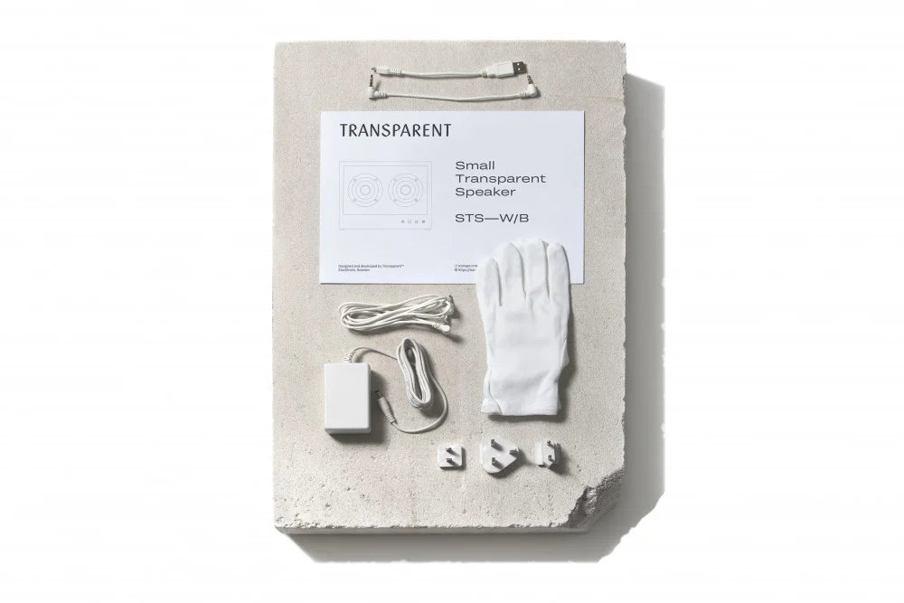 TRANSPARENT SPEAKER WHITE