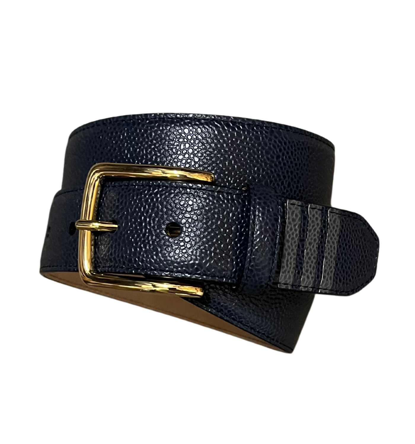 CLASSIC BELT W/ BAR PEBBLE