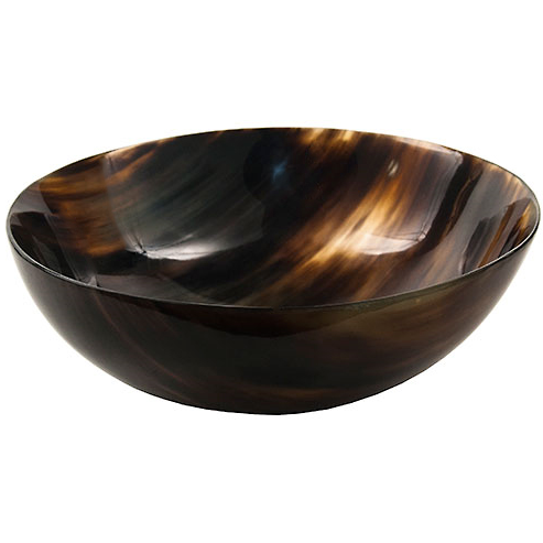 HORN SHAVE LATHER BOWL