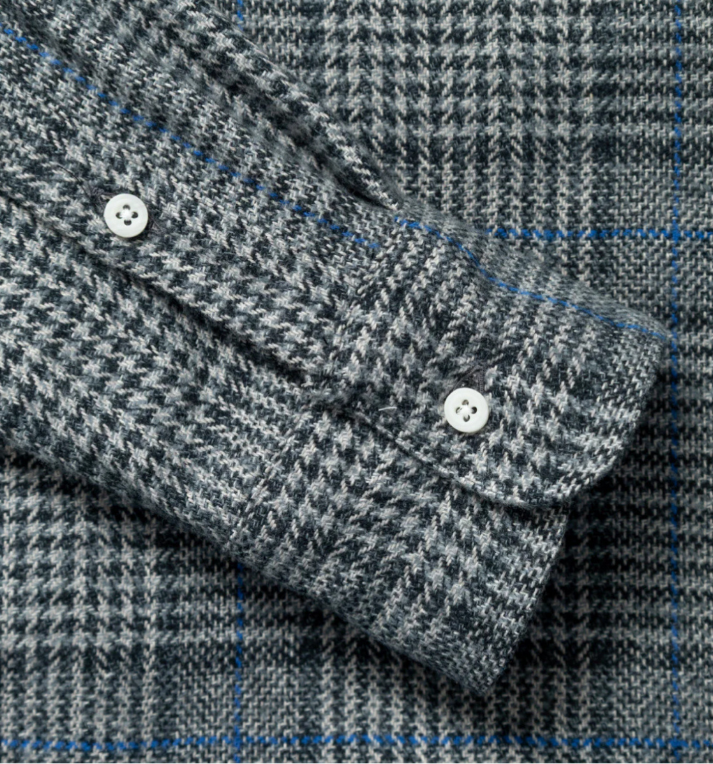 GITMAN F25 CO TWEED CHECK BD SHIRT