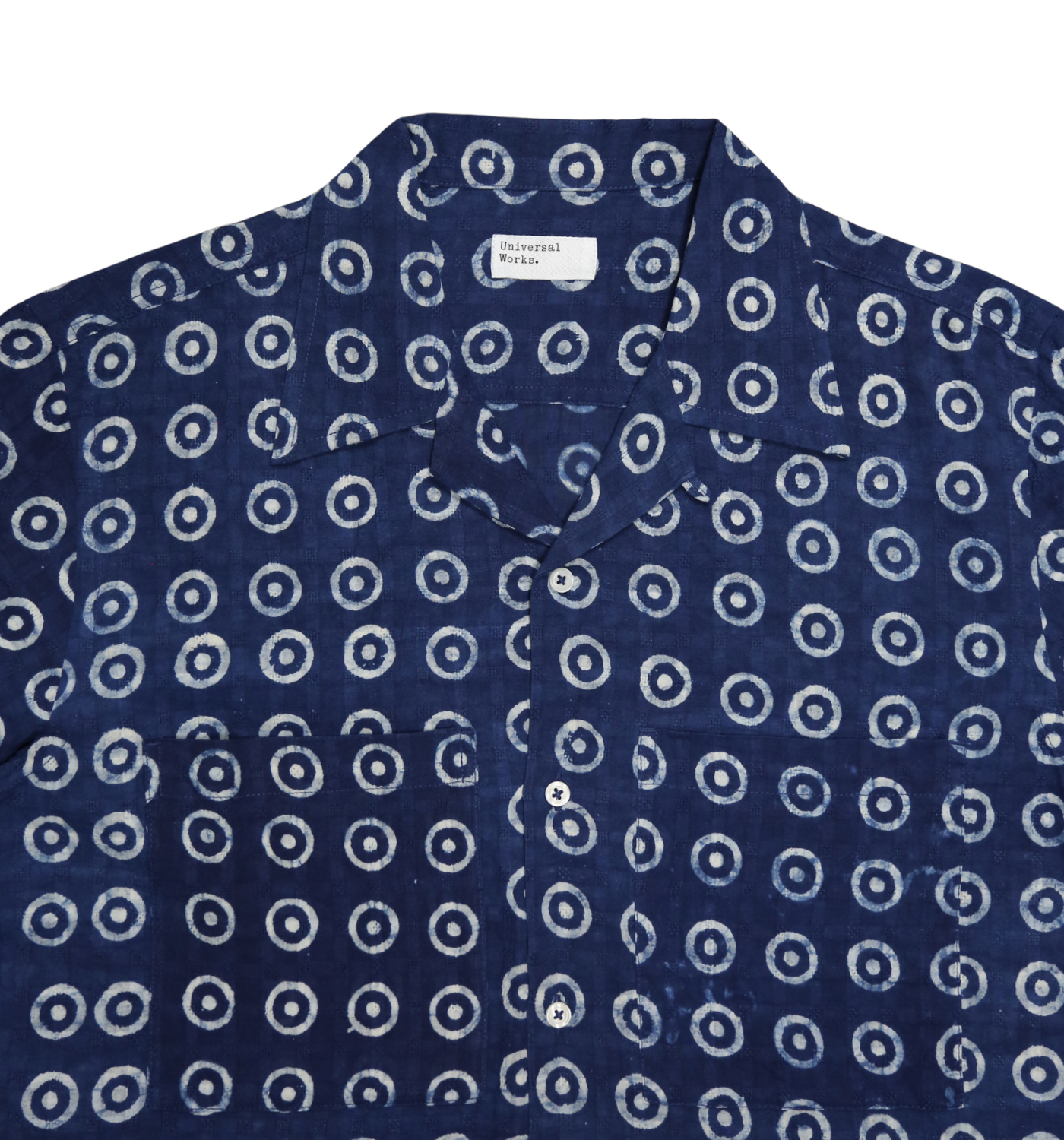 BLOCK PRINT CAMERA SHIRT