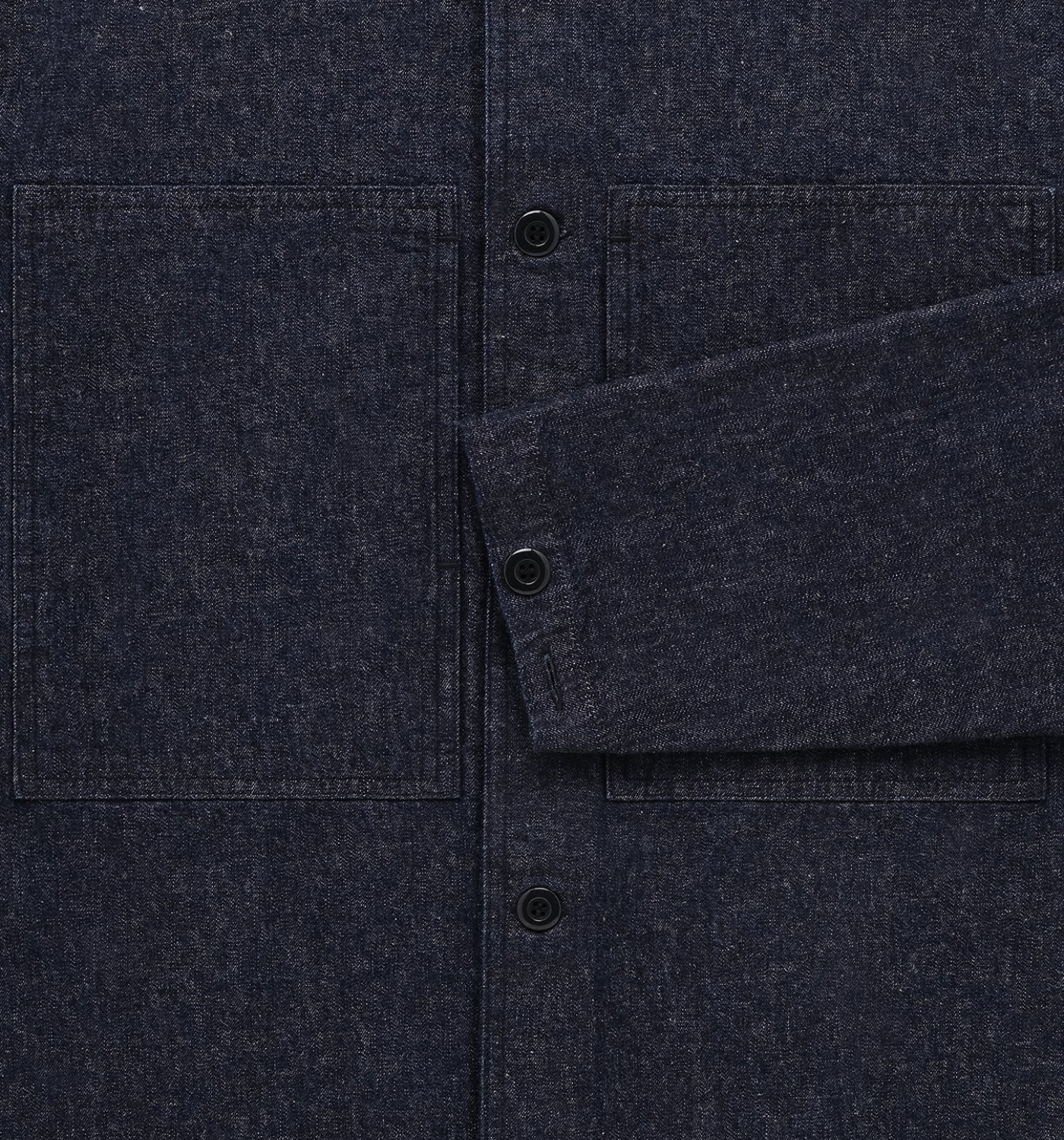 MAFRA DENIM COTTON LINEN OVERSHIRT