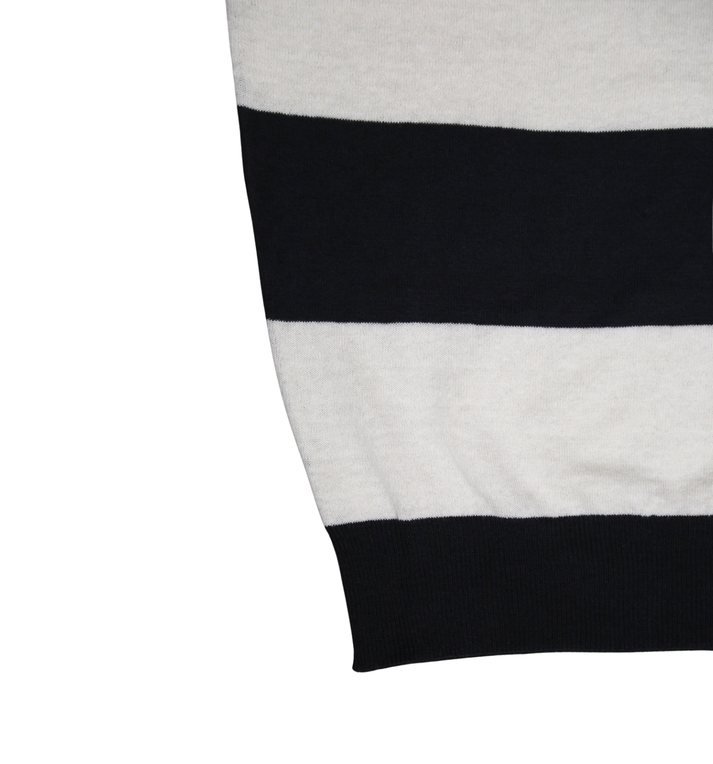 STRIPED KNIT CREW NECK SHIRT