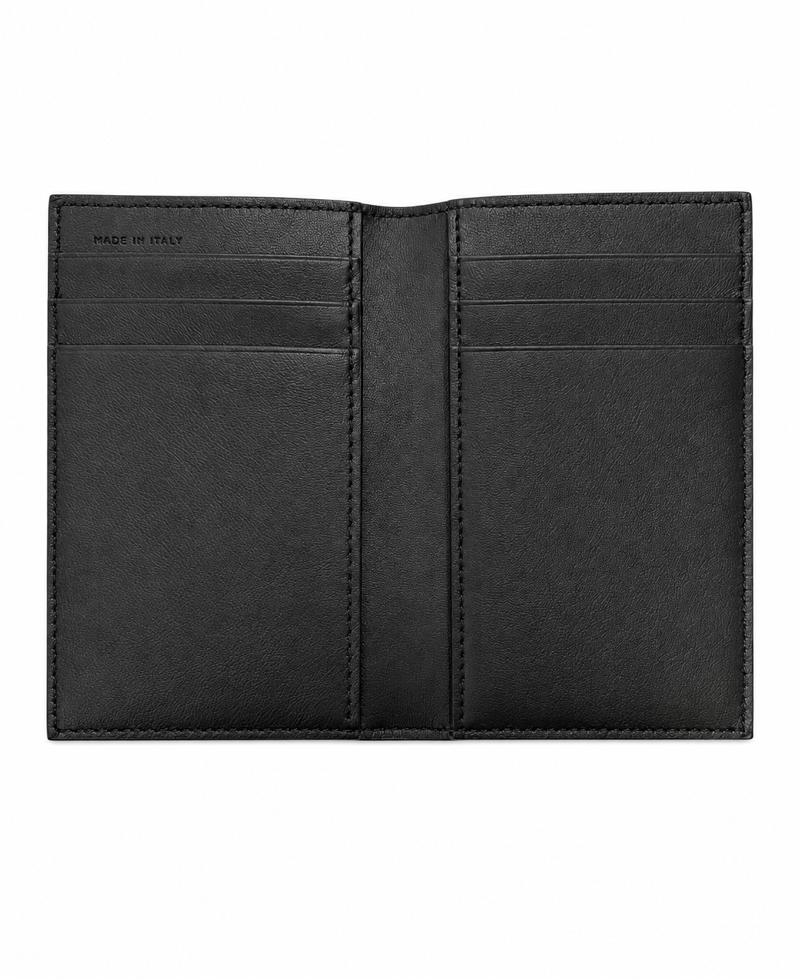 6CC FLAT CARD HOLDER BLACK