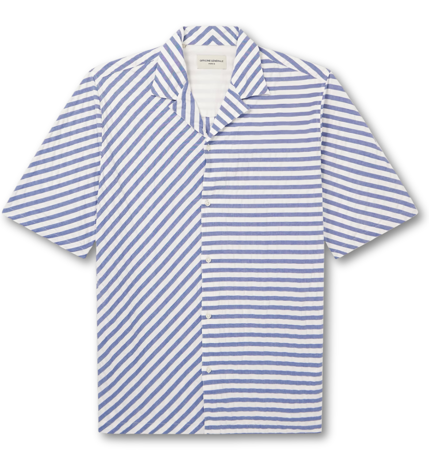 EREN PATCH STRIPE SHIRT