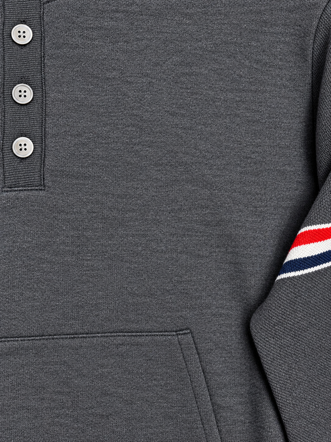 FUNNELNECK PIQUE LOOPBACK PULLOVER