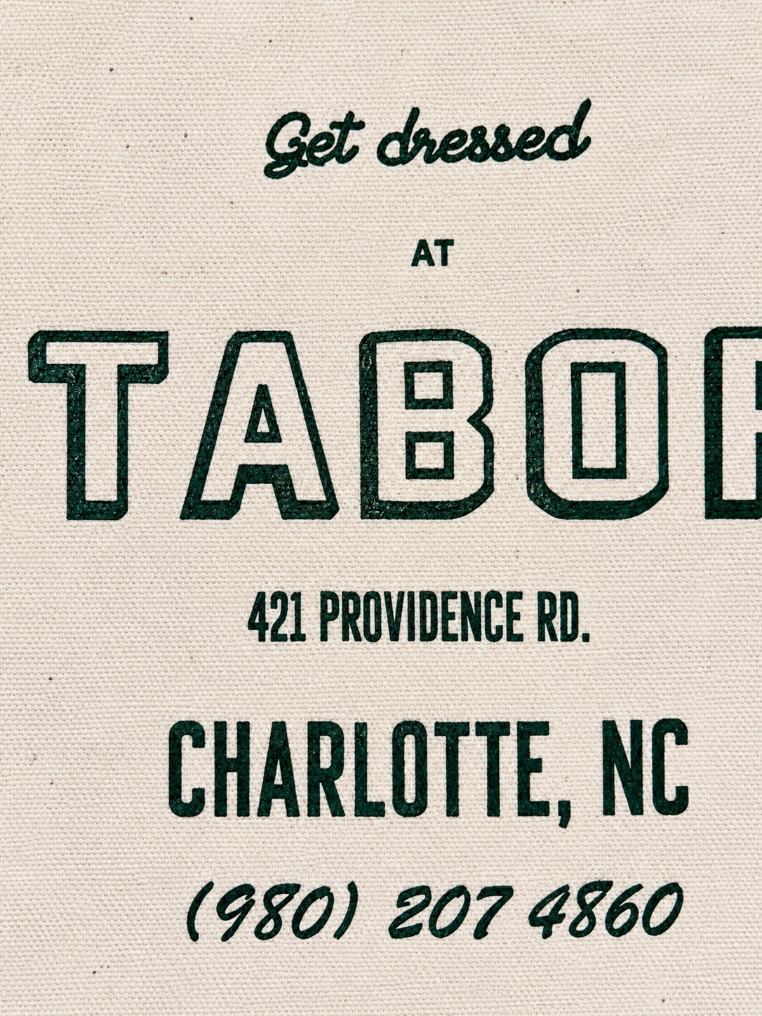 TABOR SHOP TOTE BAG GREEN