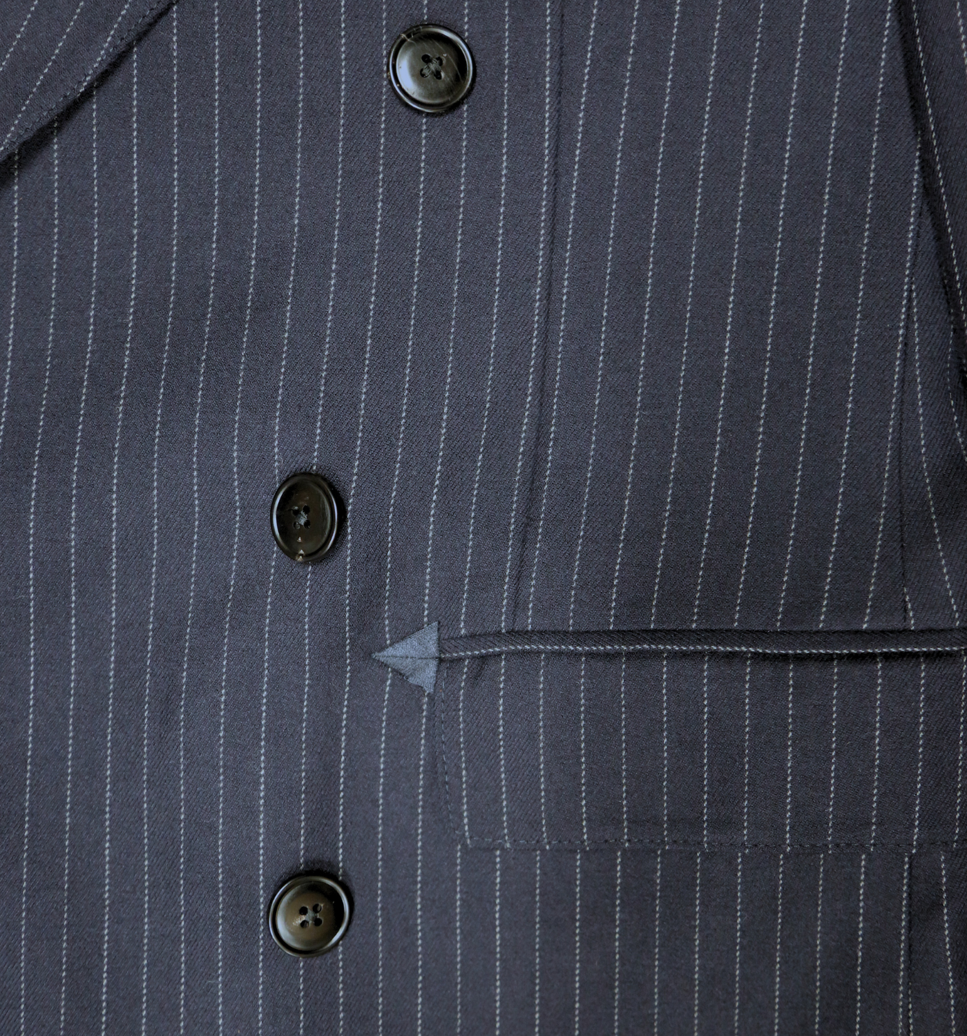 WESTERN PINSTRIPE DOUBLE BREASTED SPORTCOAT
