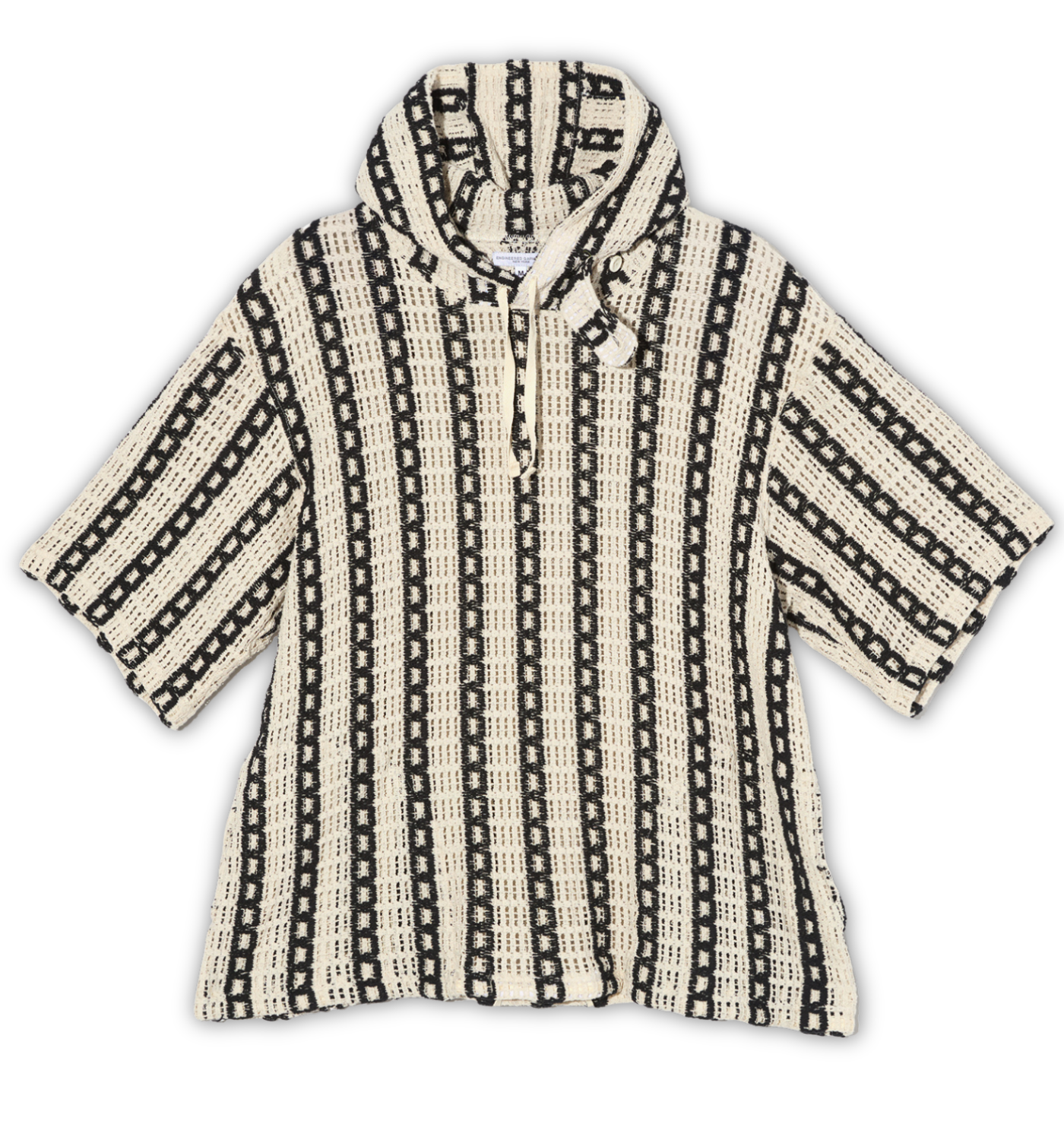 CROCHET SHORT SLEEVE HOODIE