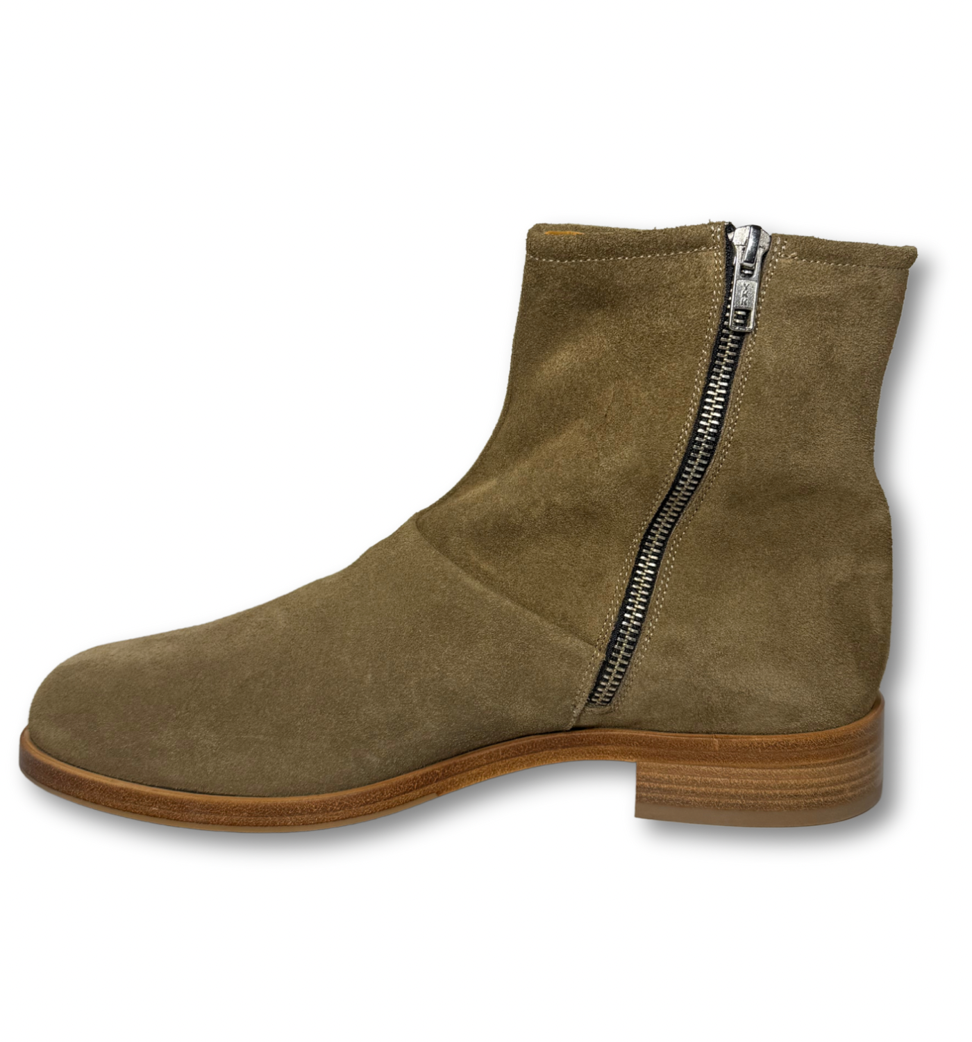 ZIPPER BOOT IN SUEDE
