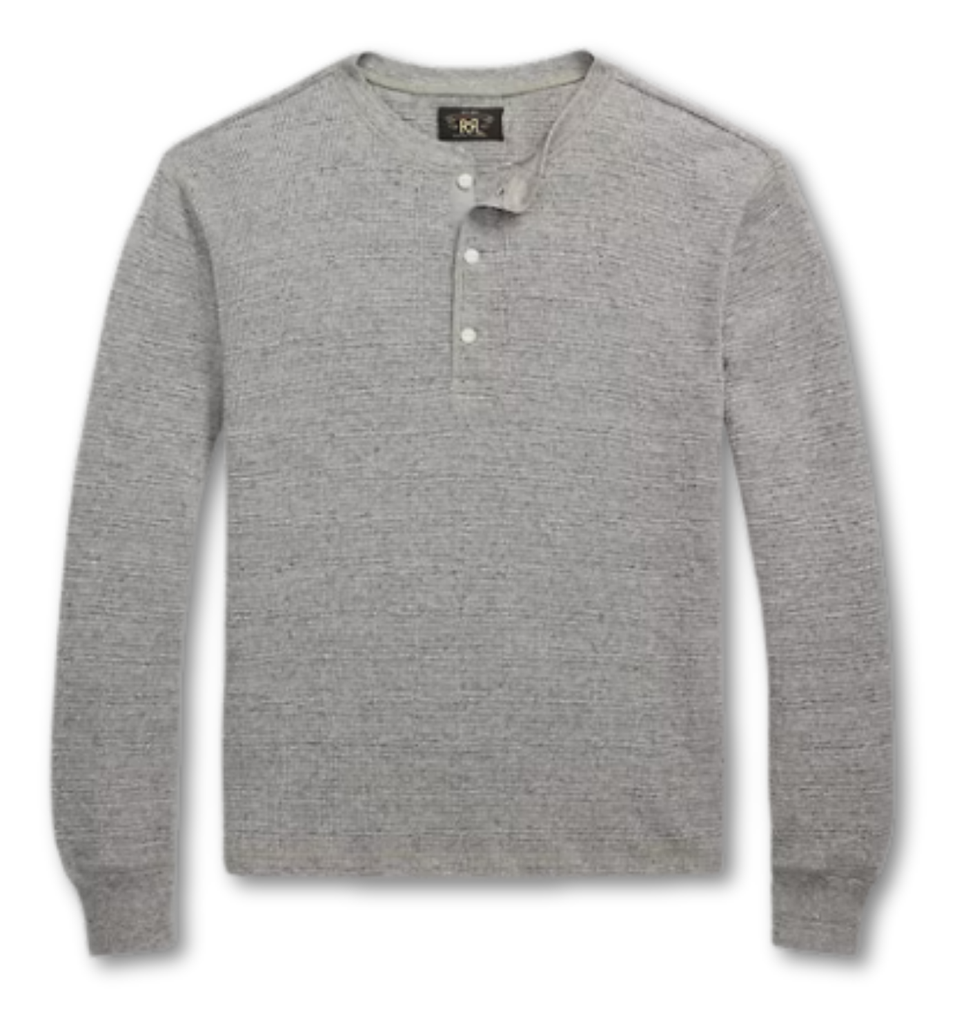 COTTON WAFFLE HENLEY