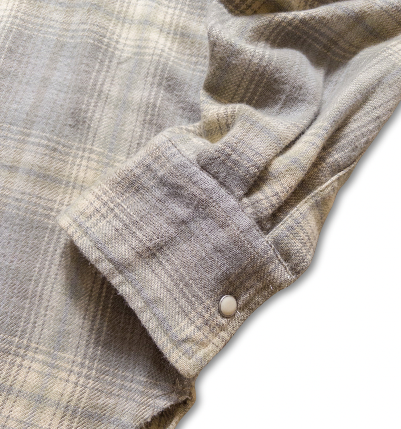 WASHED FLANNEL PEARLSNAP SHIRT