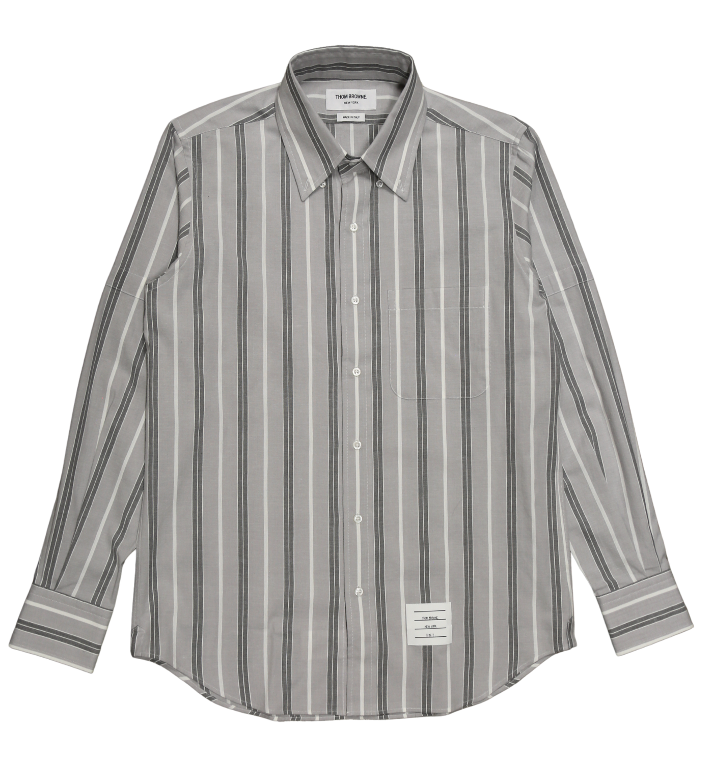 STRIPE MADRAS BUTTON DOWN SHIRT