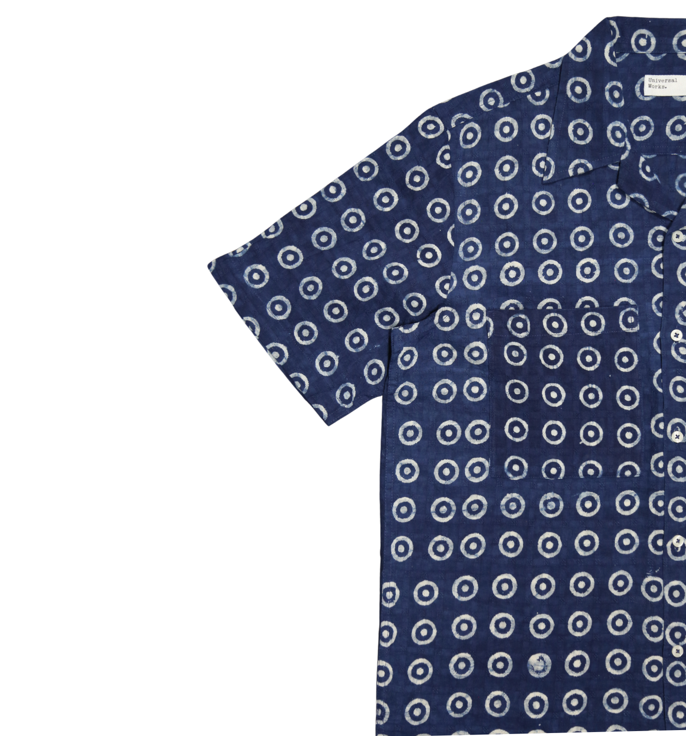 BLOCK PRINT CAMERA SHIRT