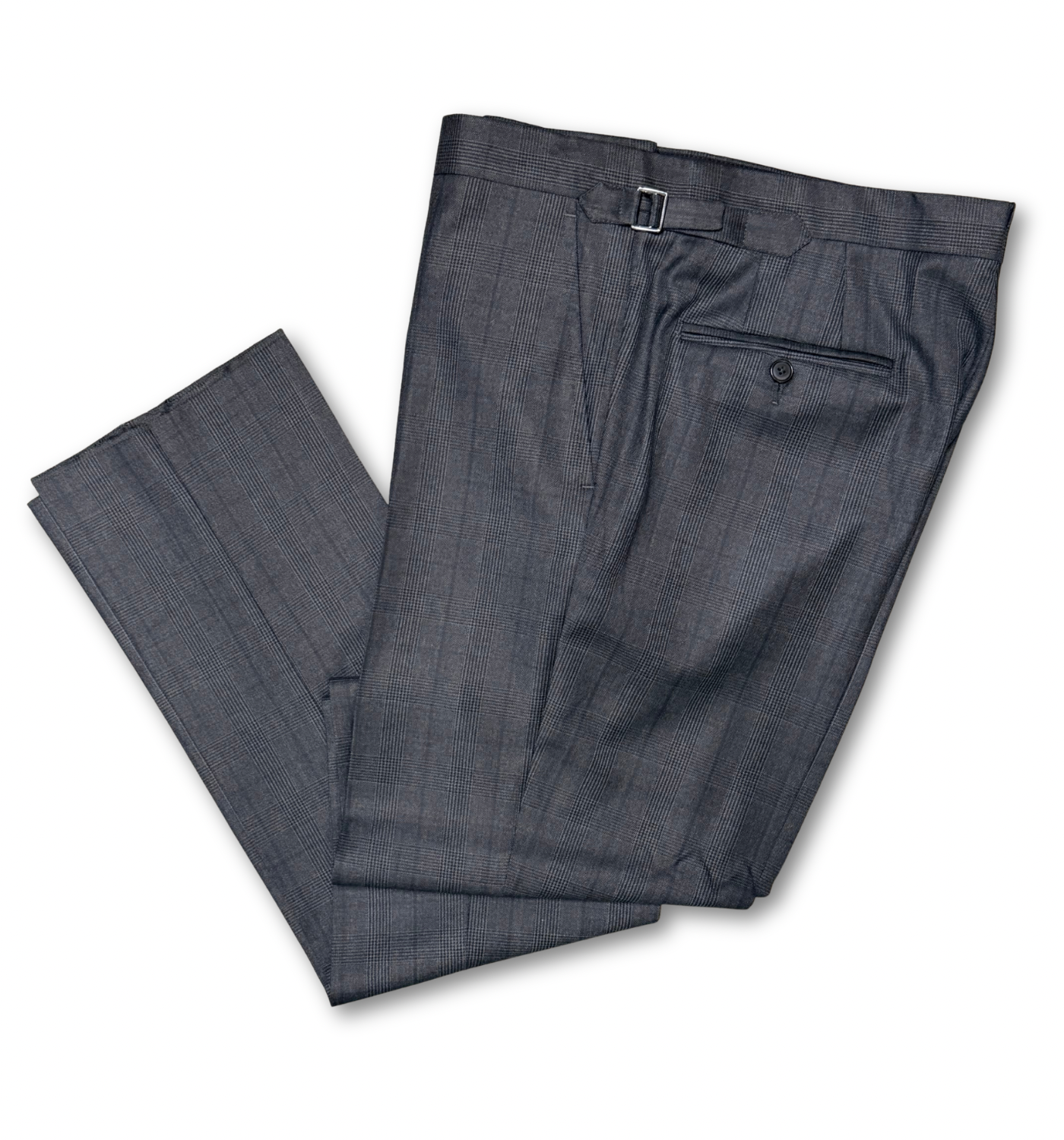 GREY CHECK GLEN PLAID SUIT