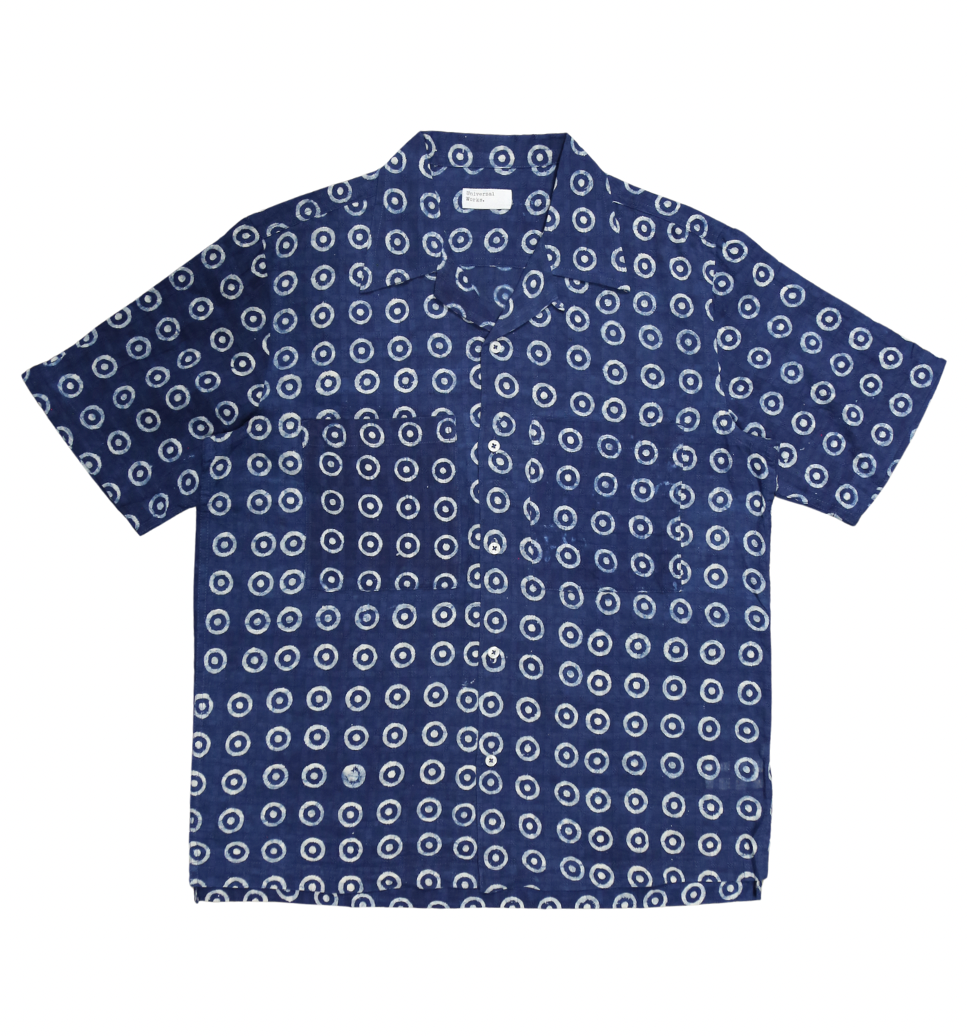 BLOCK PRINT CAMERA SHIRT